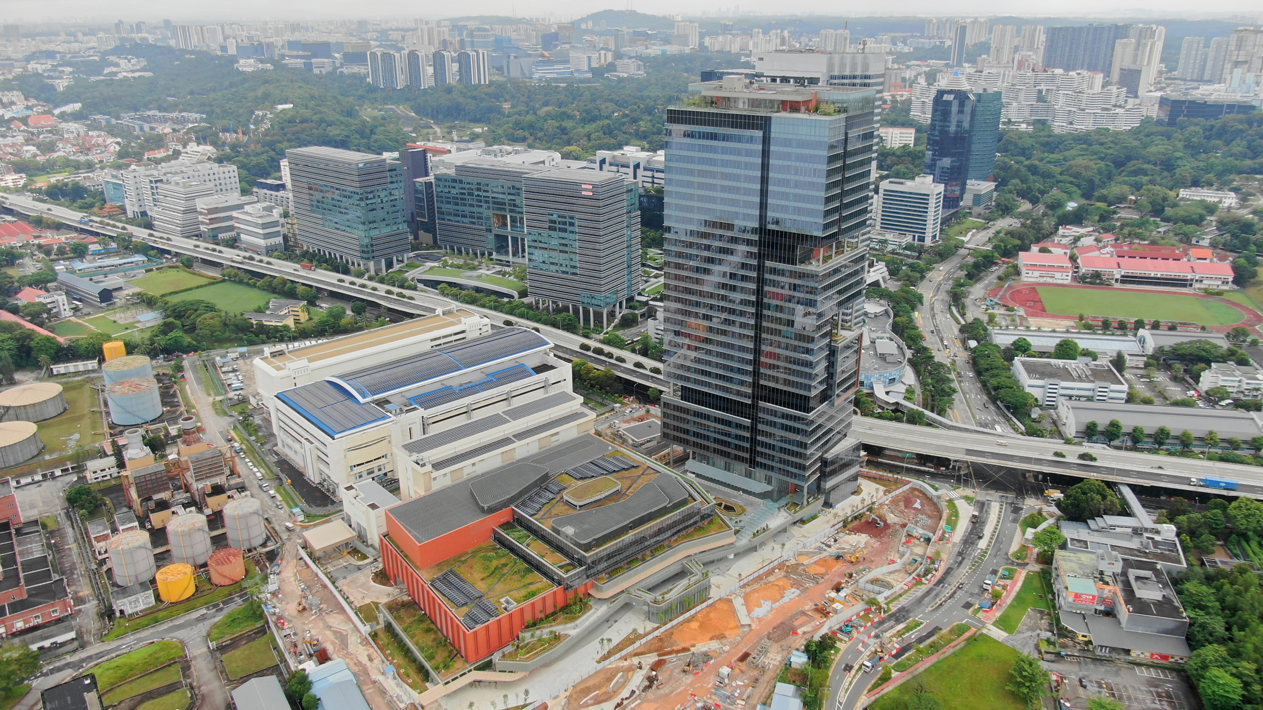 현대건설이 시공한 싱가포르의 라브라도 오피스 타워 프로젝트
