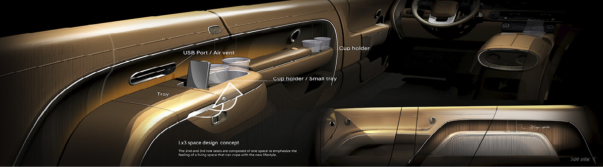 디 올 뉴 팰리세이드 실내