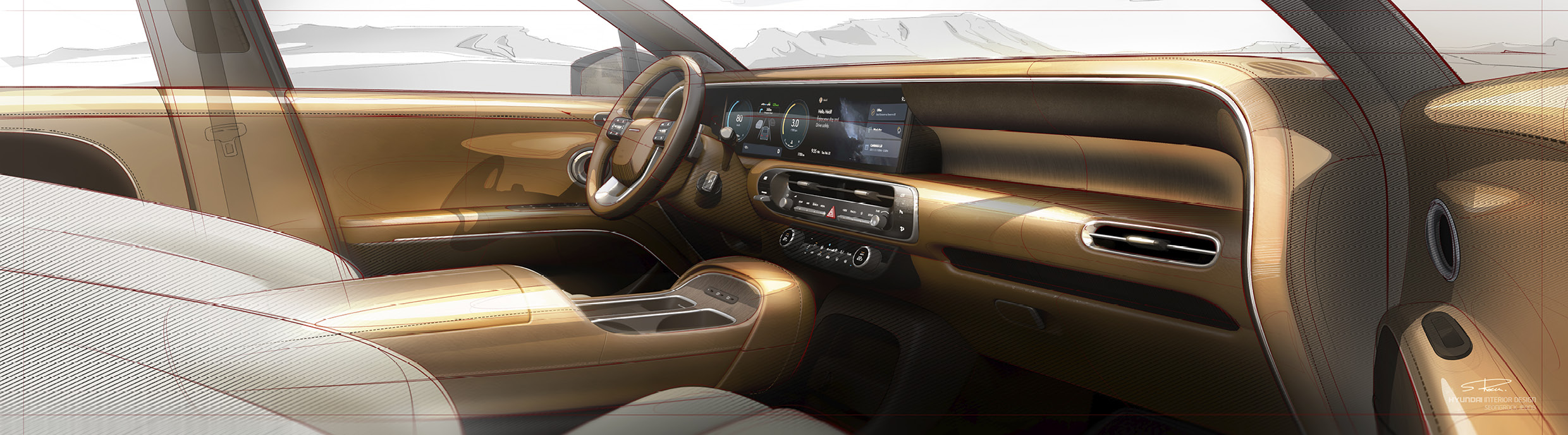 디 올 뉴 팰리세이드 실내