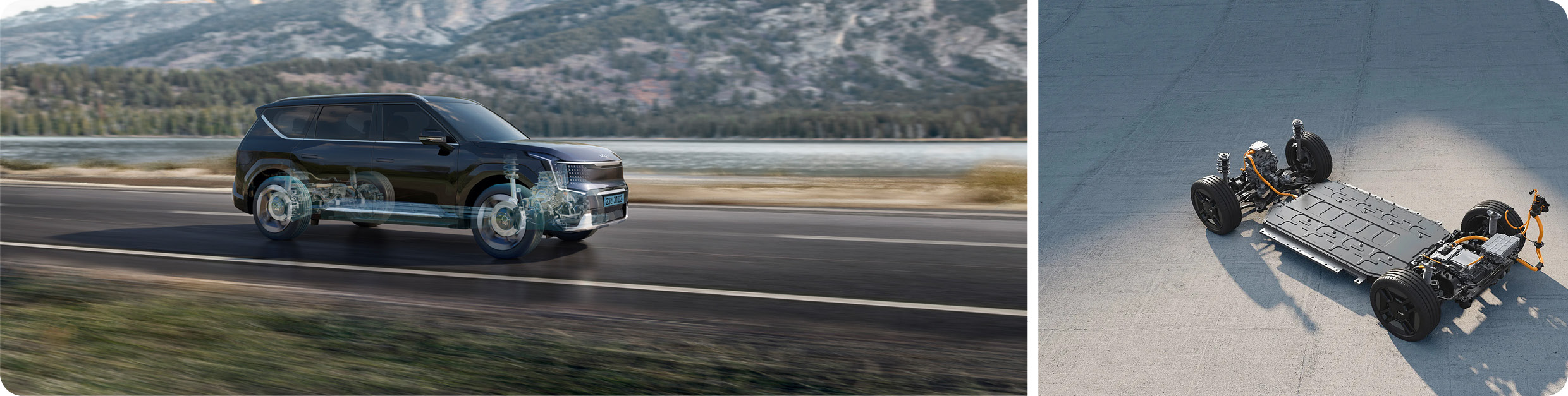 EV9의 E-GMP 플랫폼