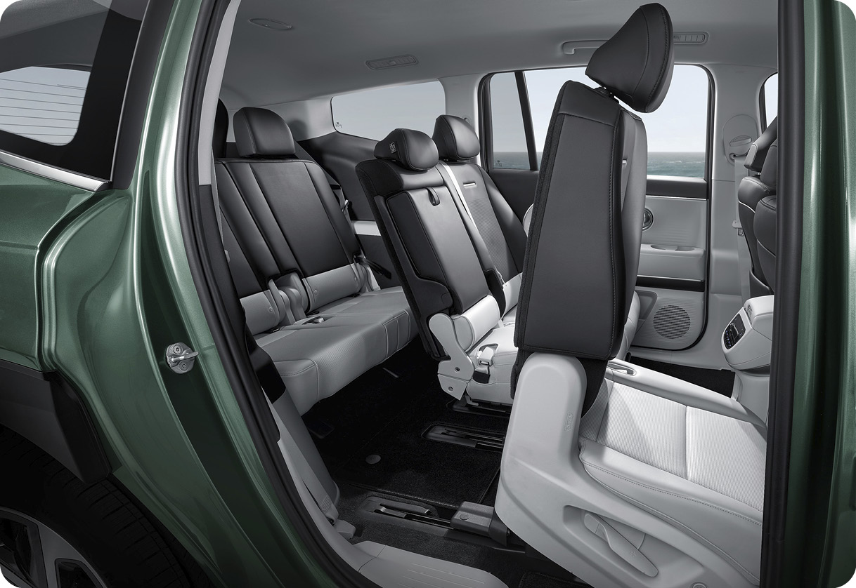 아이오닉 9의 워크인 모드를 보여주는 기능