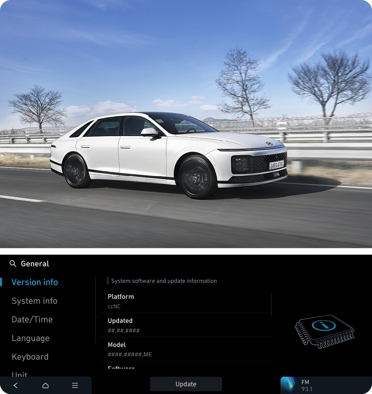 Grandeur and ccNC Infotainment System