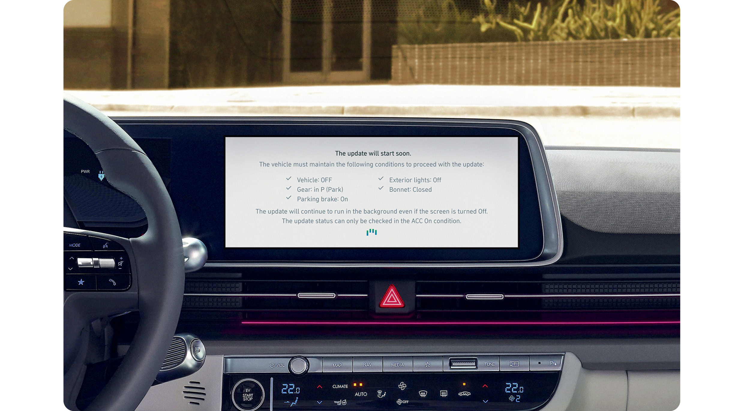 Vehicle Infortainment screen