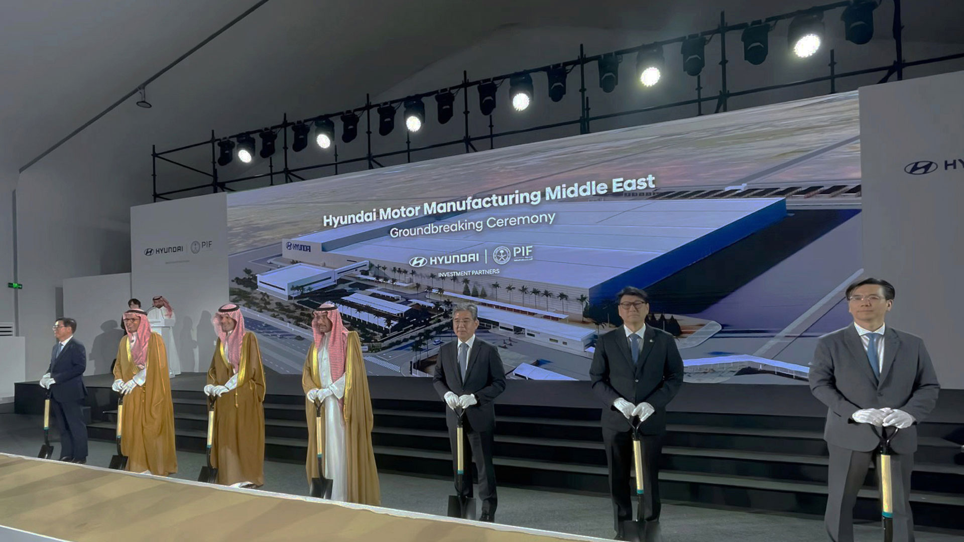 PIF’s Joint Venture with Hyundai Motor Company, Hyundai Motor Manufacturing Middle East, celebrates groundbreaking milestone