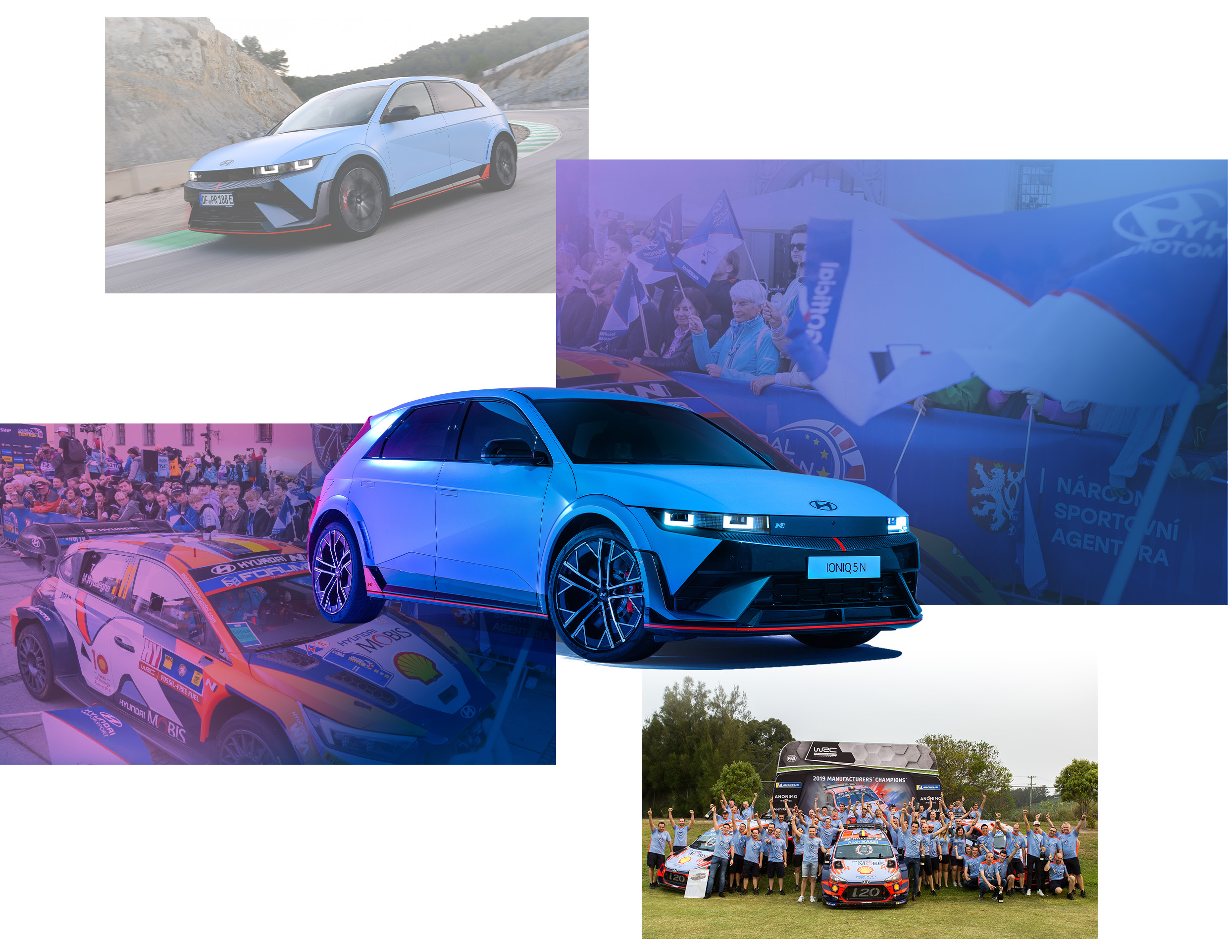 현대차 아이오닉 5 N과 현대월드랠리팀