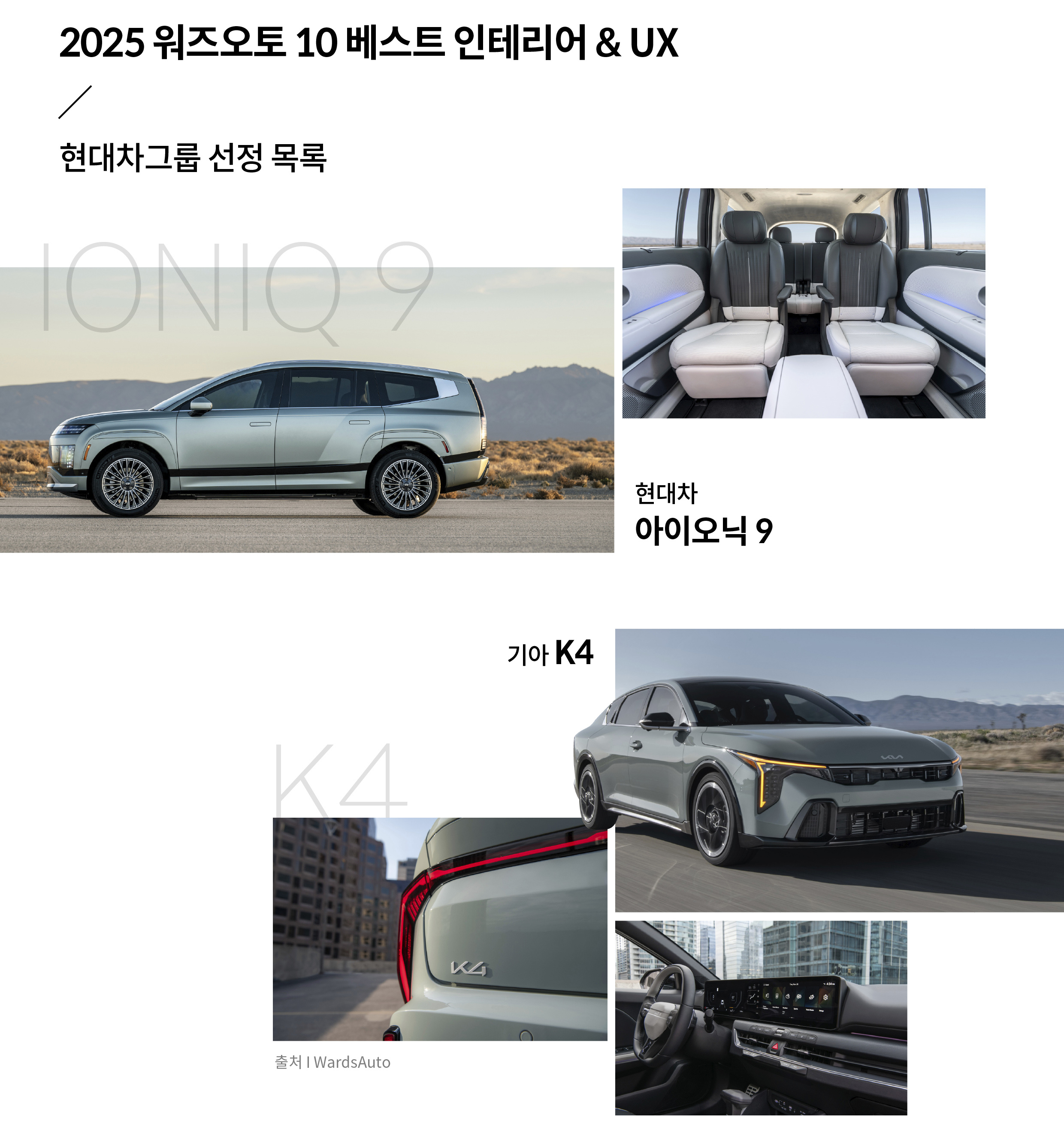 미국과 호주 자동차 시상식을 휩쓴 현대차그룹의 최근 수상 소식