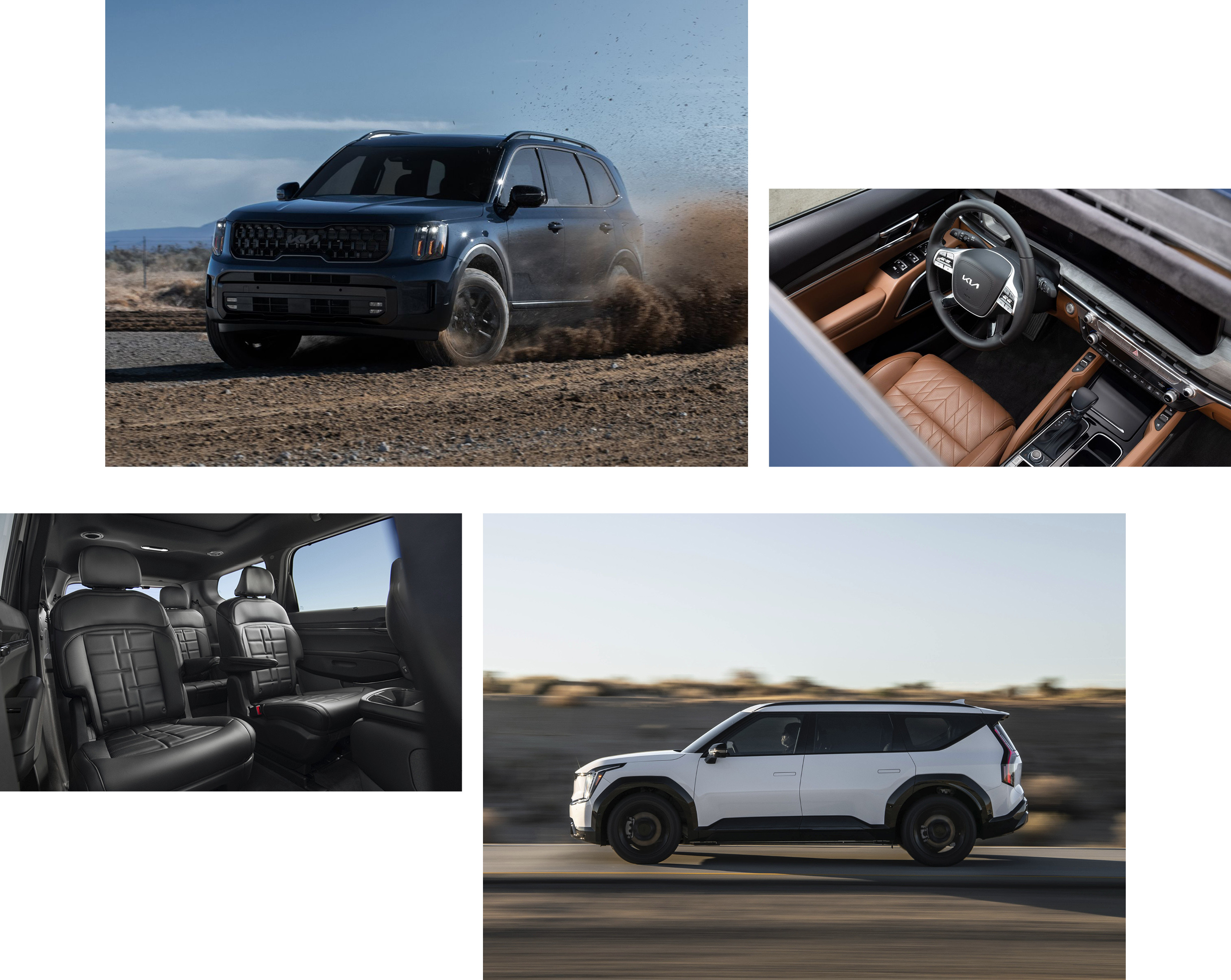 기아 텔루라이드와 EV9 내외부 모습