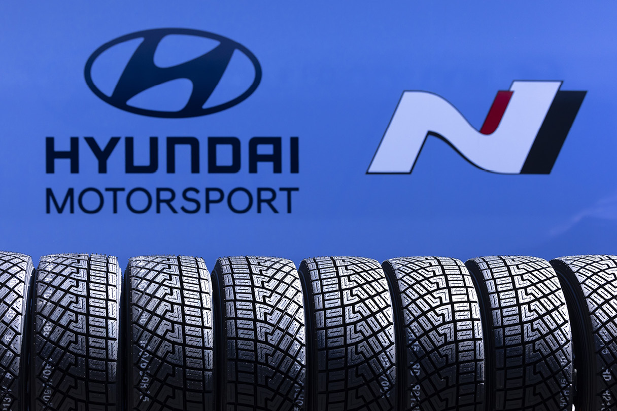 Tires for the Portugal rally in round 5 of the 2025 WRC