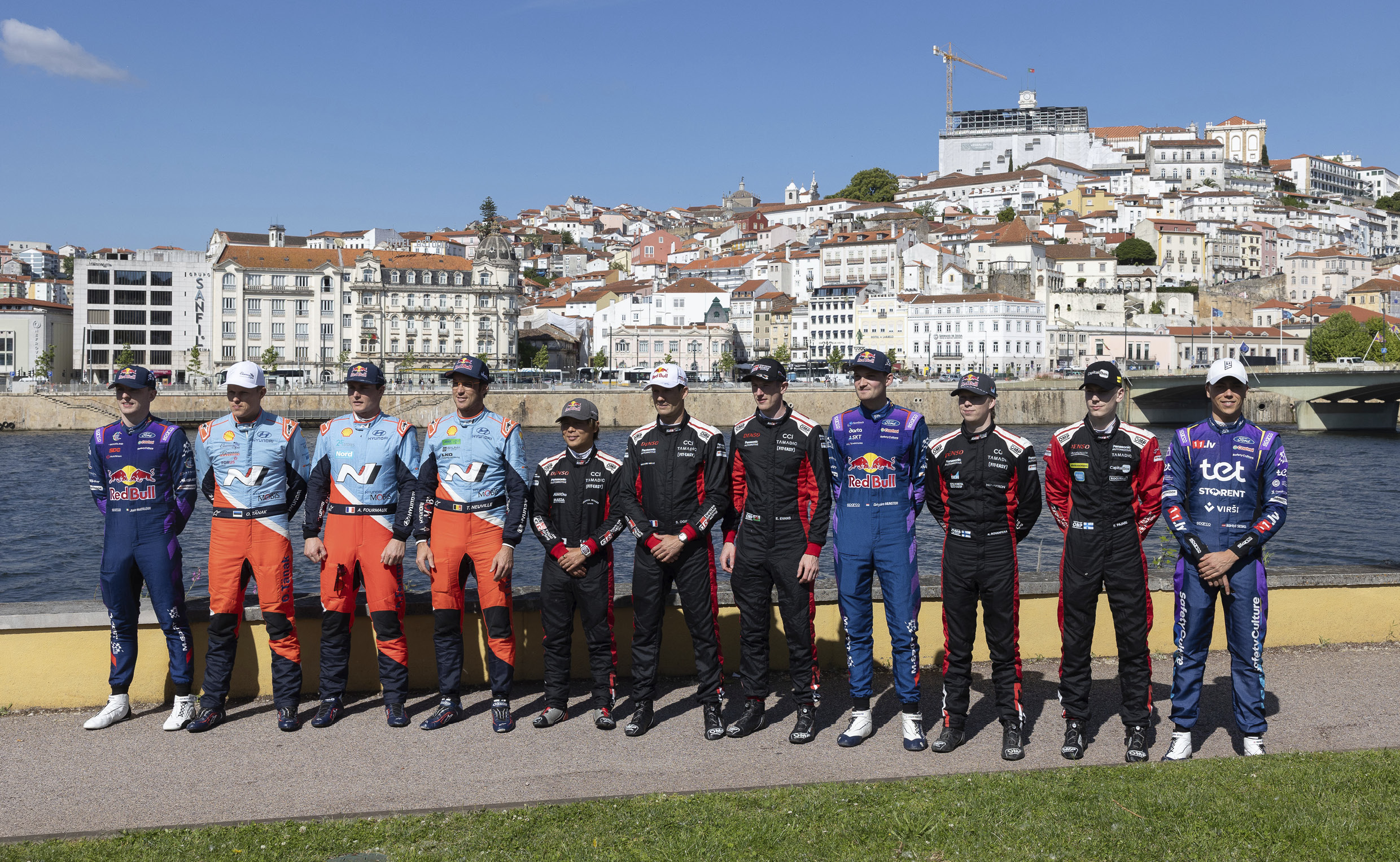 2025 WRC 5라운드 포르투갈 랠리에 출전한 랠리1 클래스 선수들의 모습