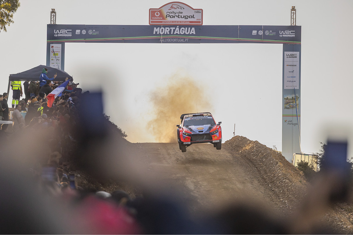 현대 월드랠리팀 i20 N 랠리1의 주행 모습