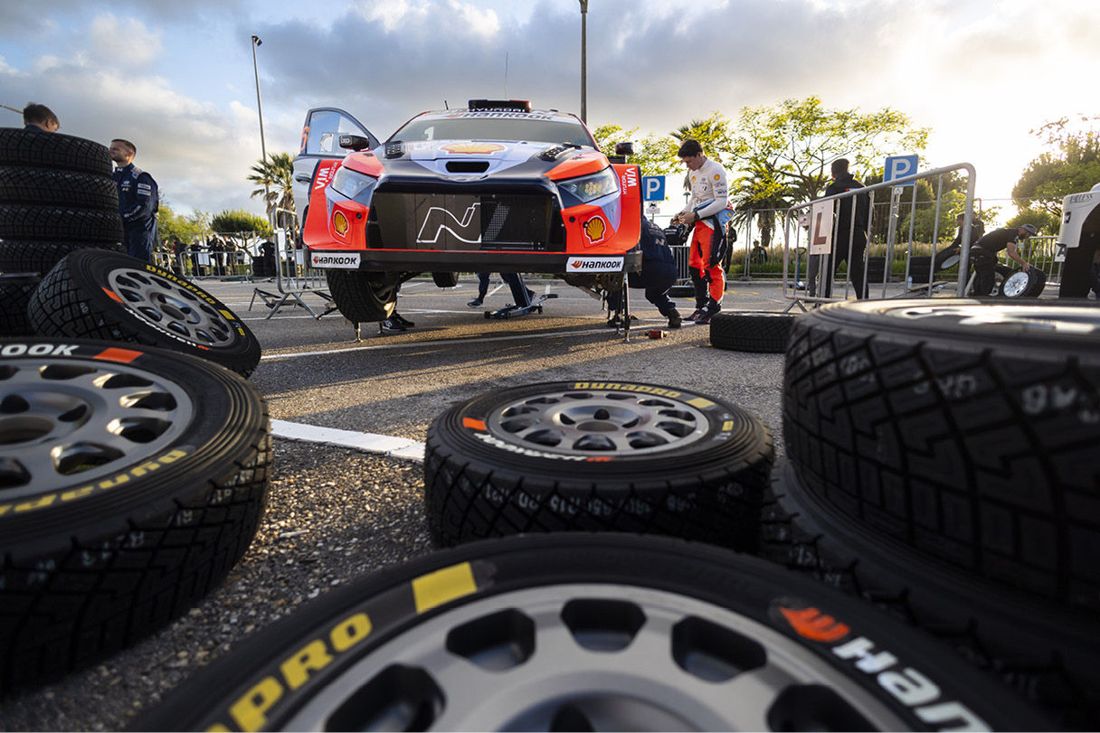 2025 WRC 5라운드 포르투갈 랠리를 준비하는 모습