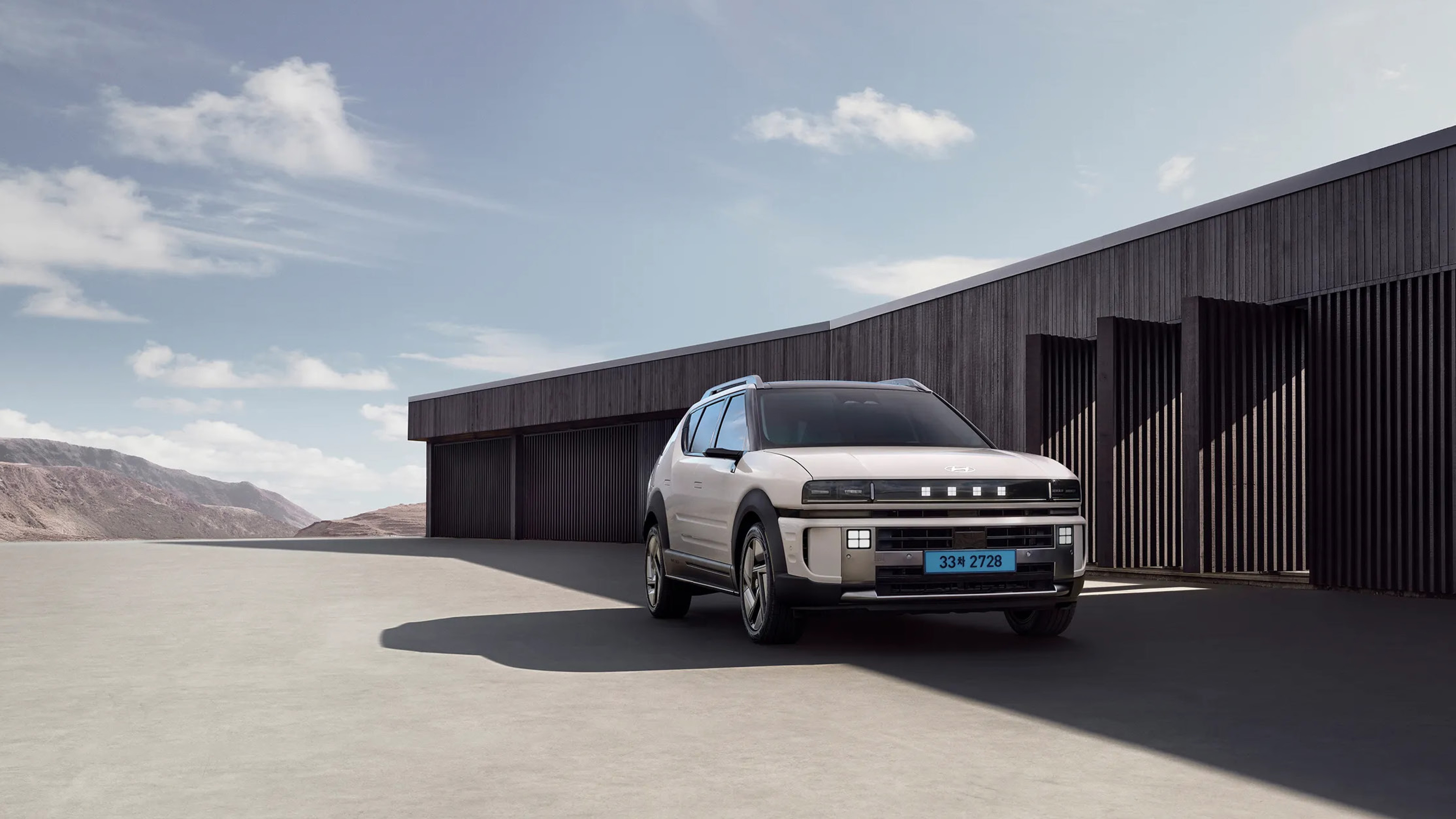 현대자동차 수소전기차 넥쏘의 모습