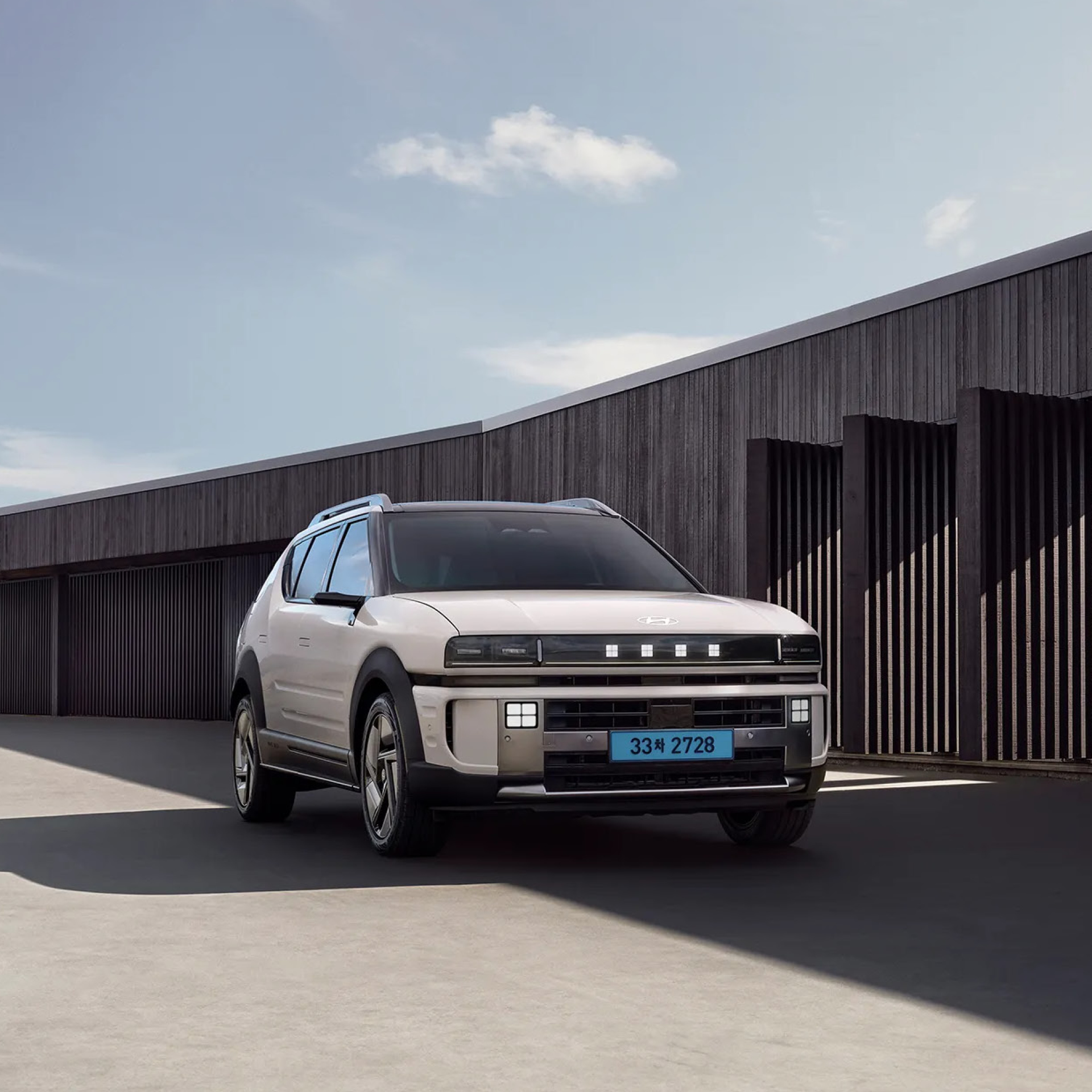 현대자동차 수소전기차 넥쏘의 모습