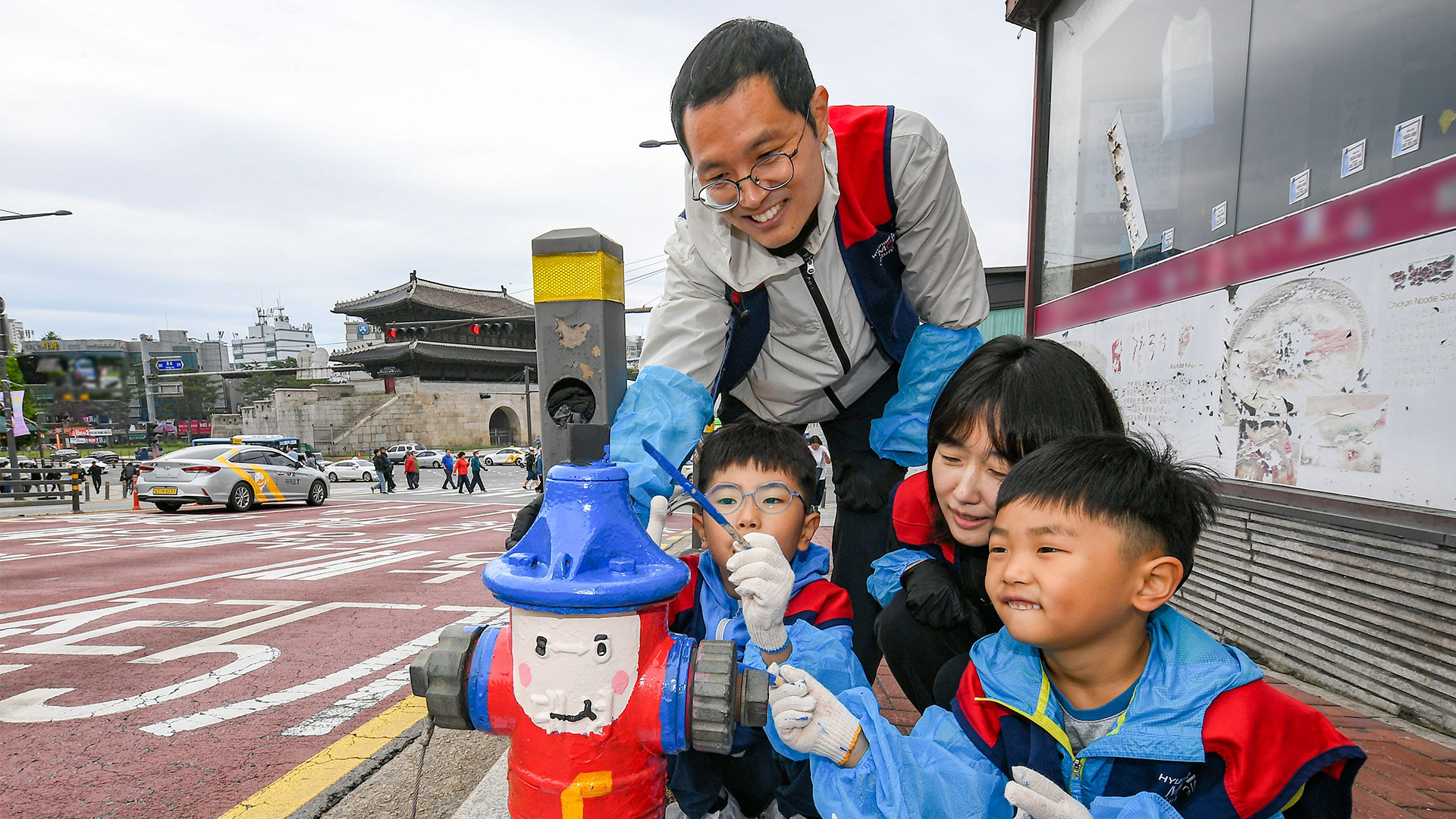 현대모비스, 가정의 달 맞아 임직원 가족참여 지상식 소화전 환경정비 봉사활동!