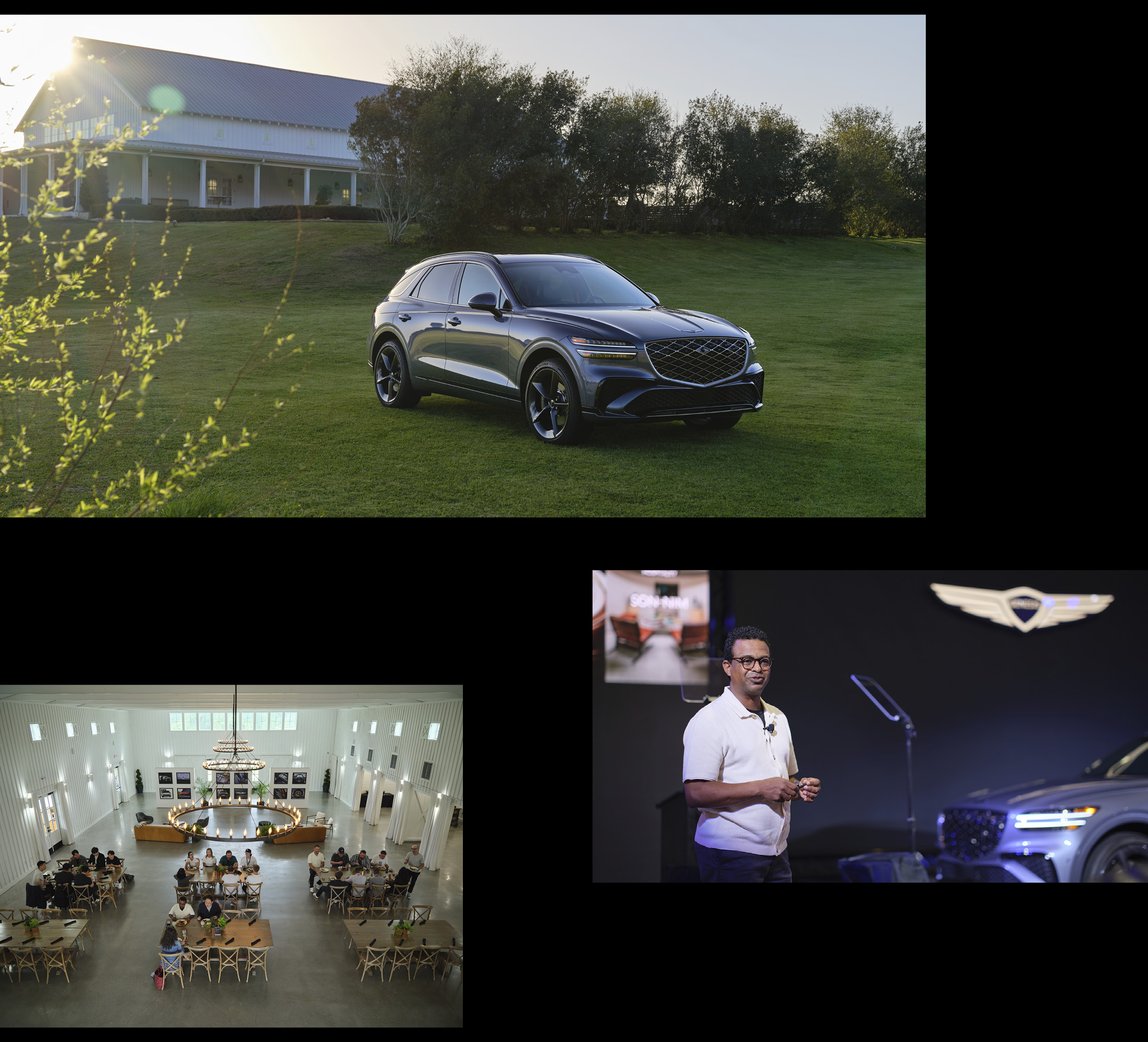 제네시스 테크토크 행사가 진행 중인 모습