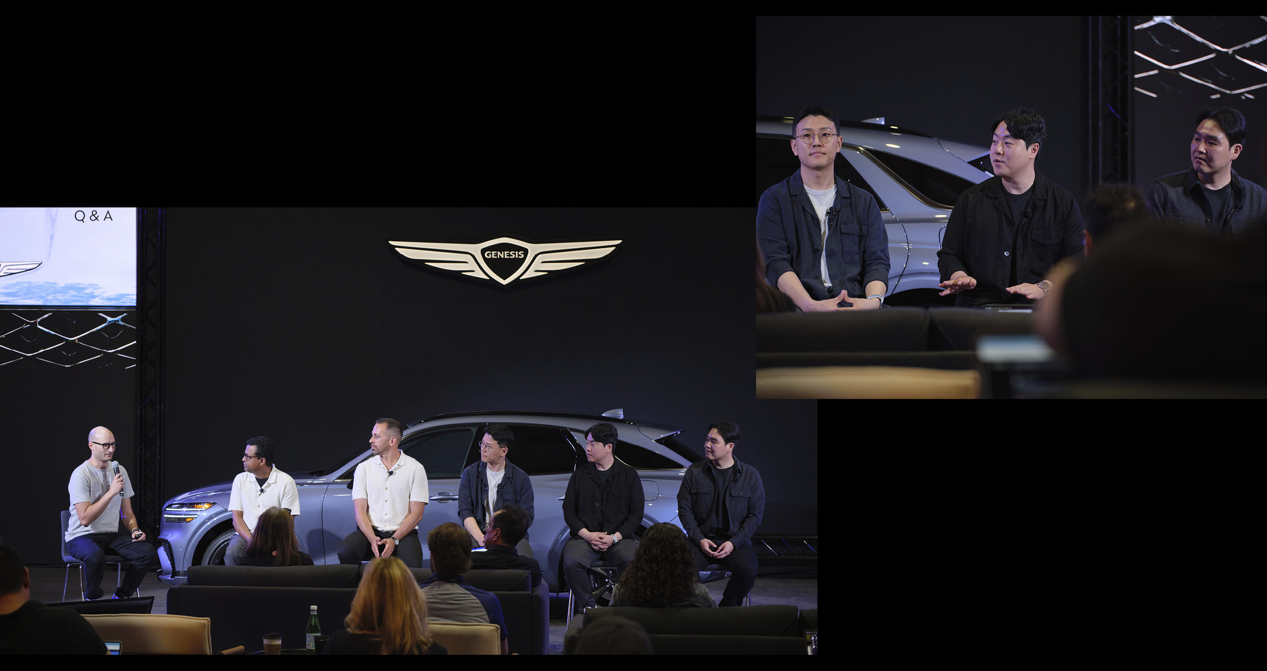 Scenes from the GV70 test drive event