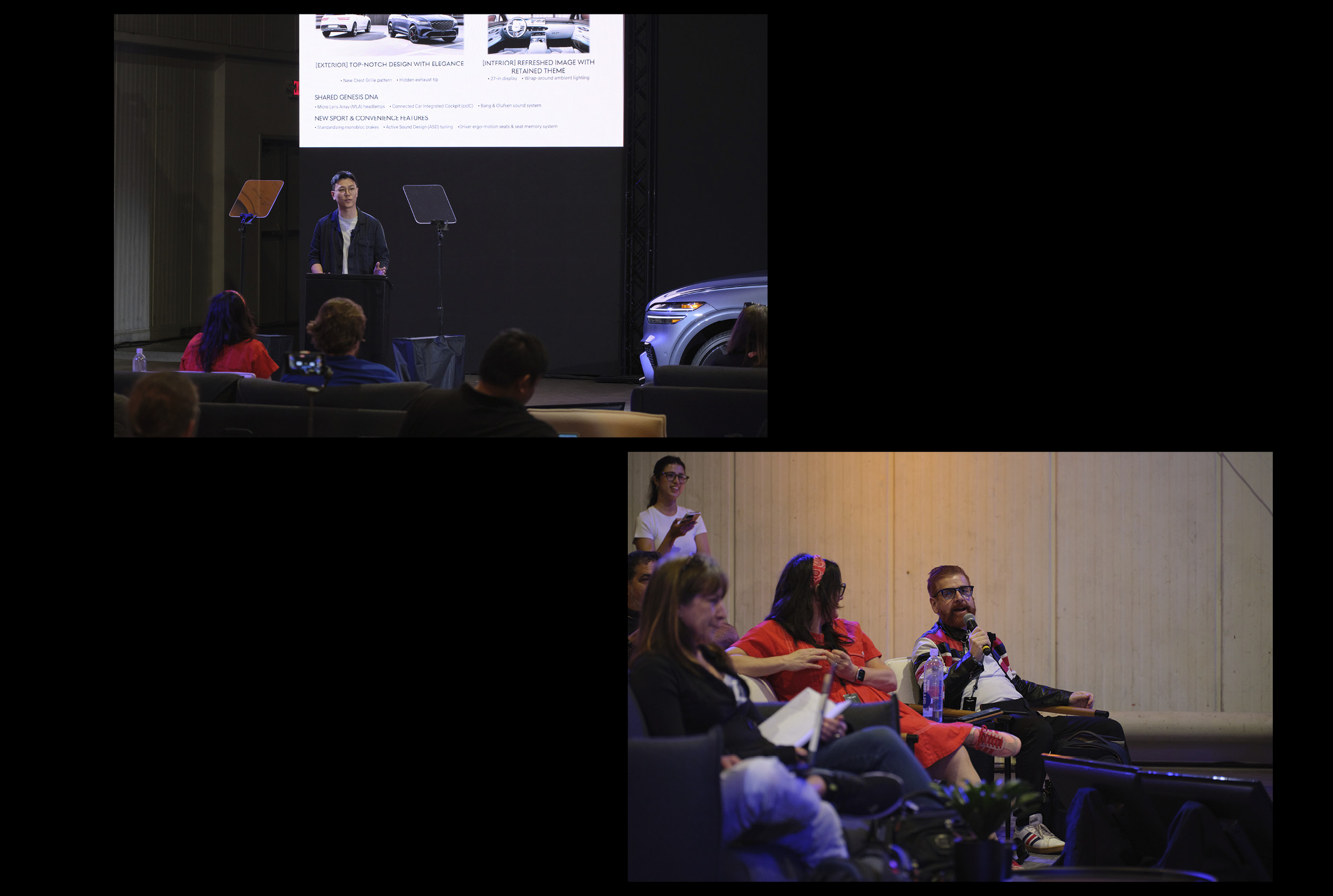 Scenes from the GV70 test drive event