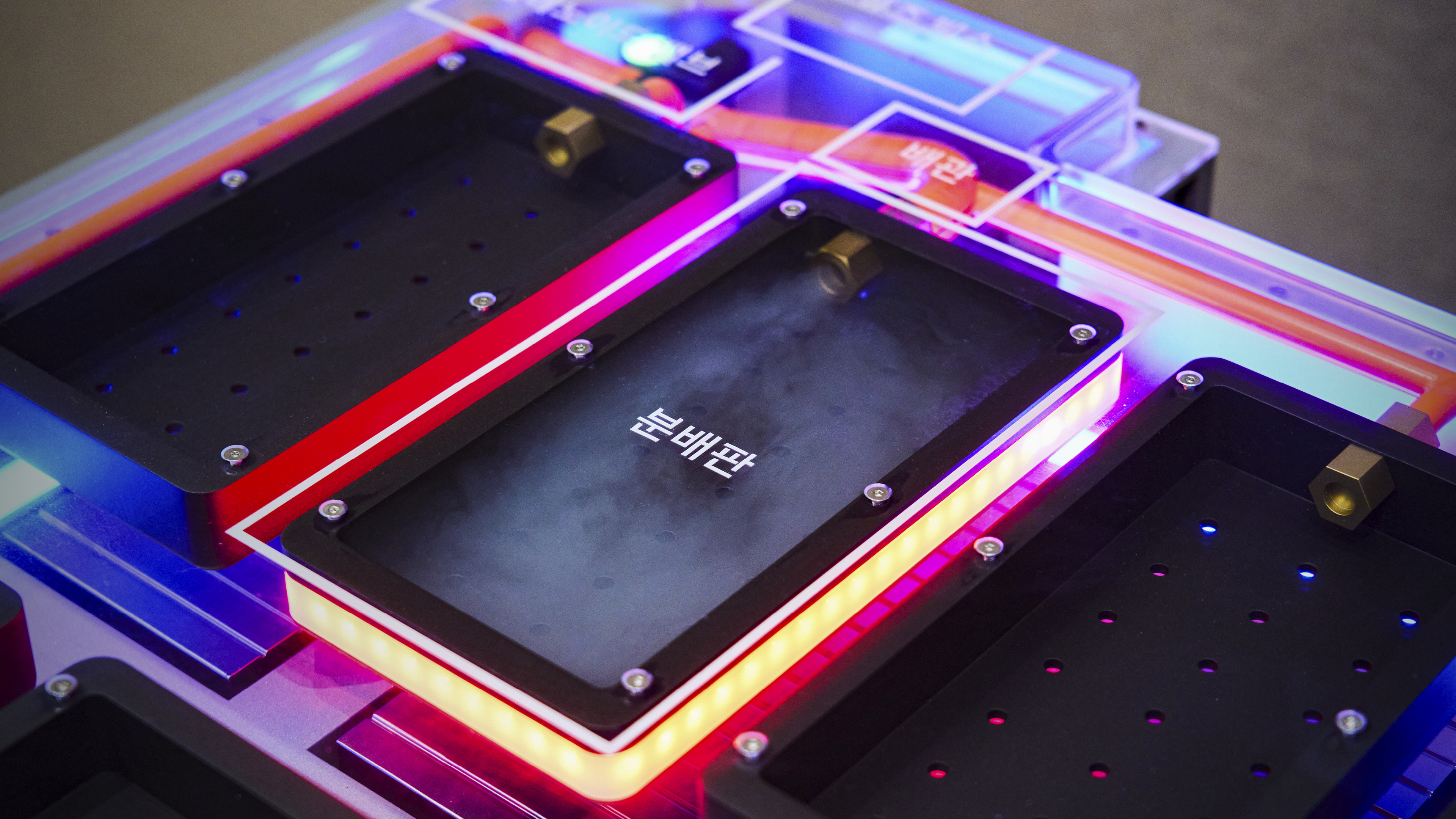 배터리 셀 자동 소화 시스템 내부