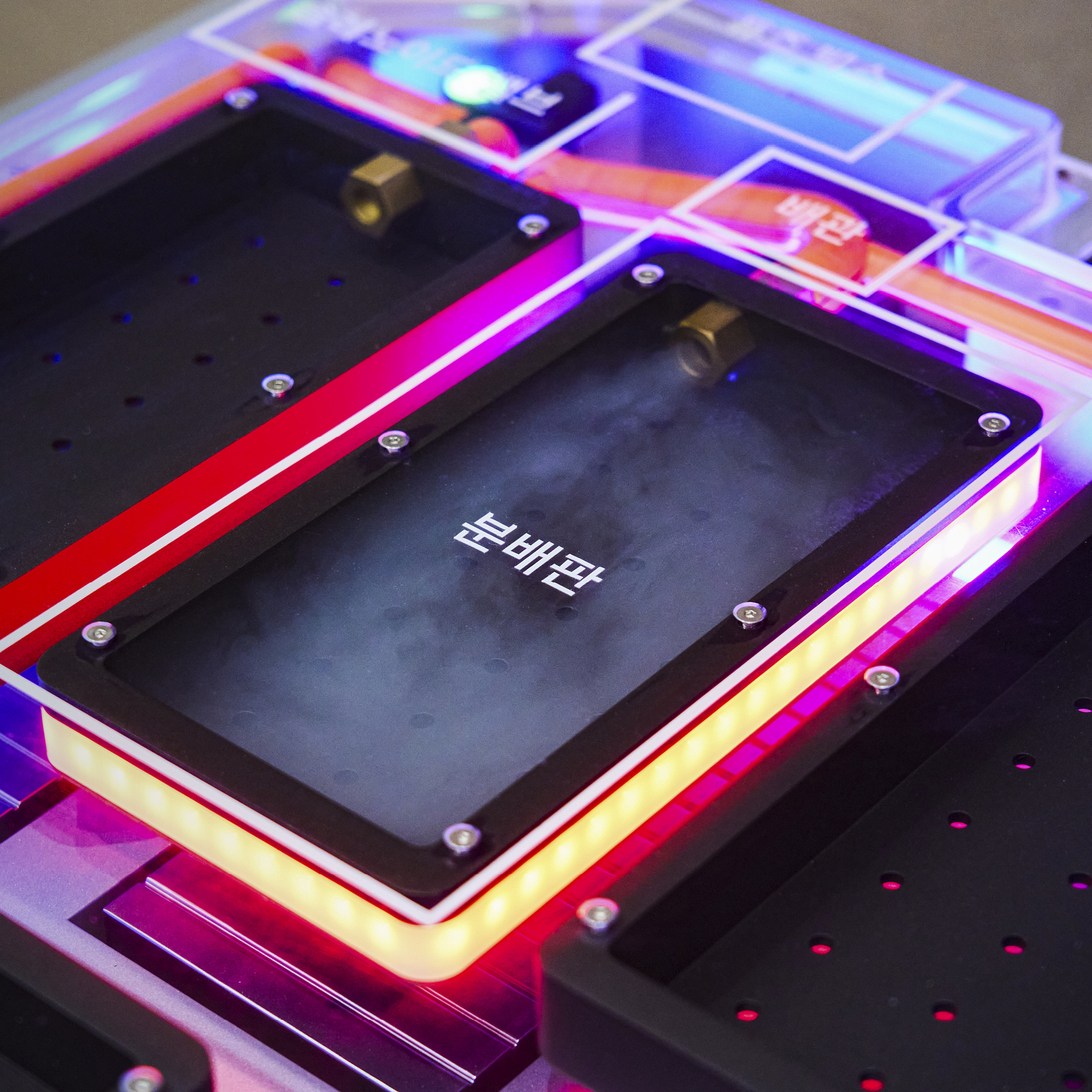 배터리 셀 자동 소화 시스템 내부