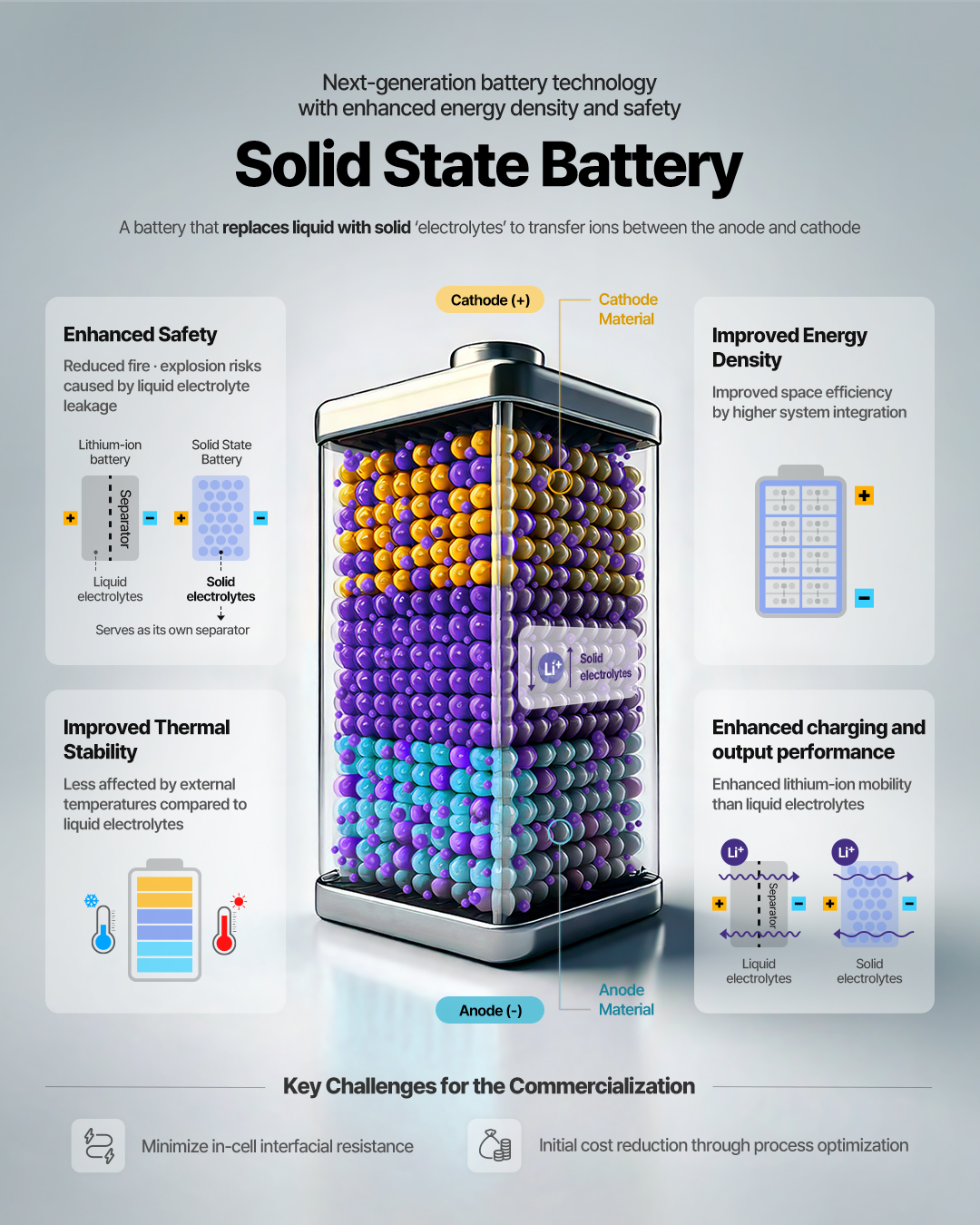 Next–generation battery technology 'Solid State Battery'