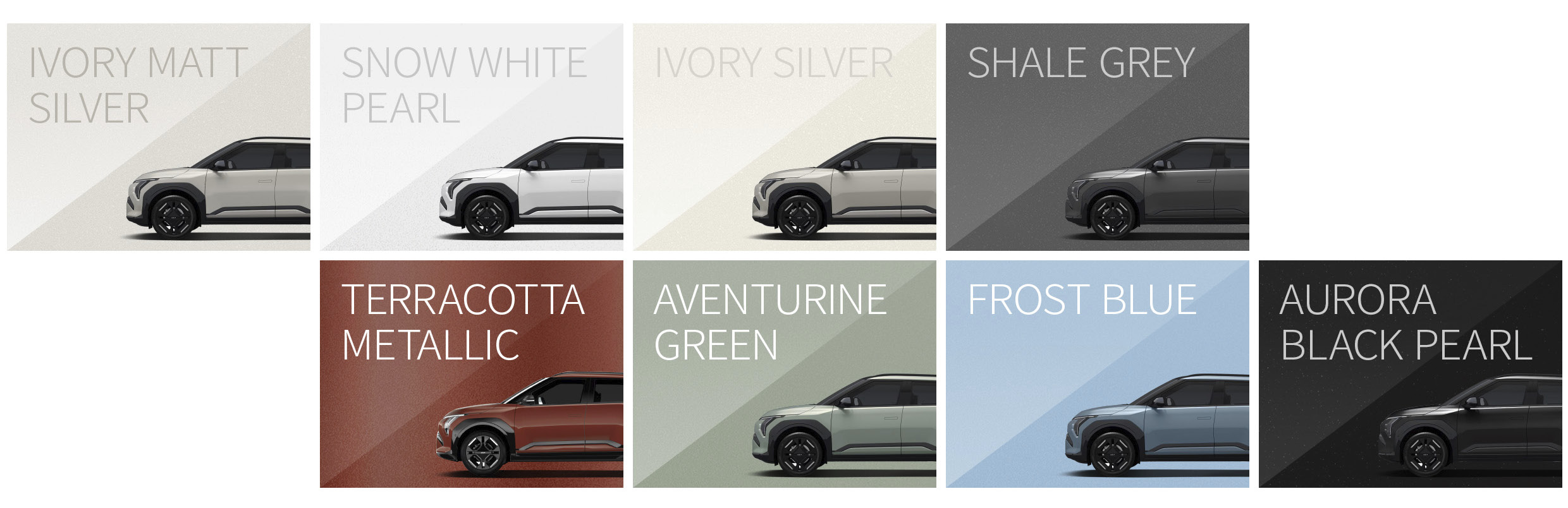 기아 EV3 컬러 라인업