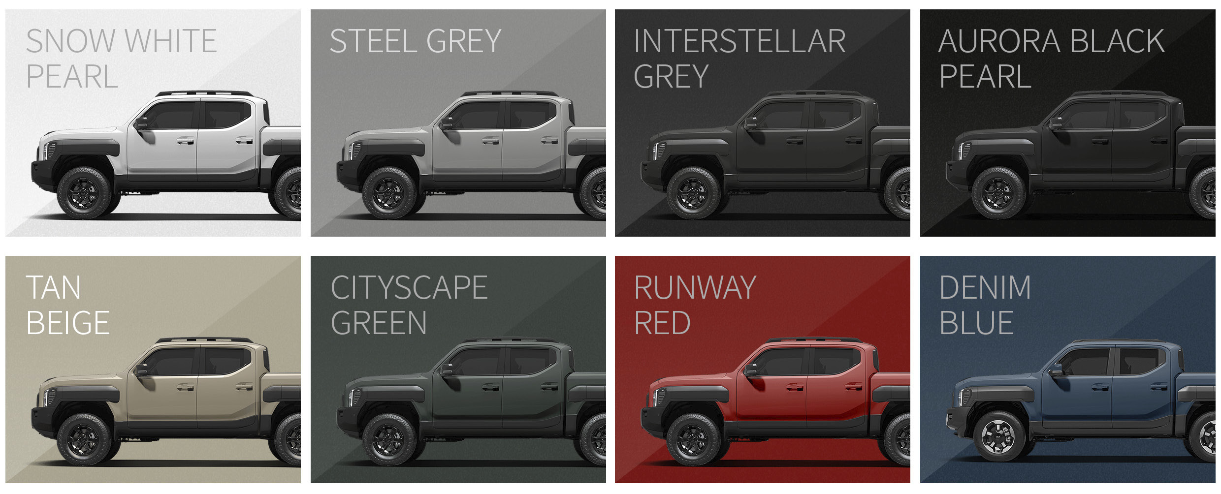 기아 타스만 컬러 라인업