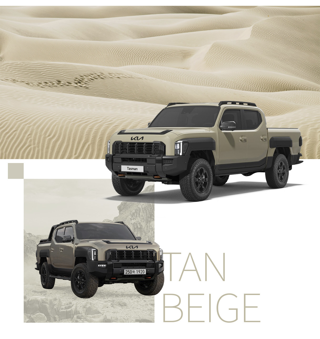 기아 타스만 탠 베이지