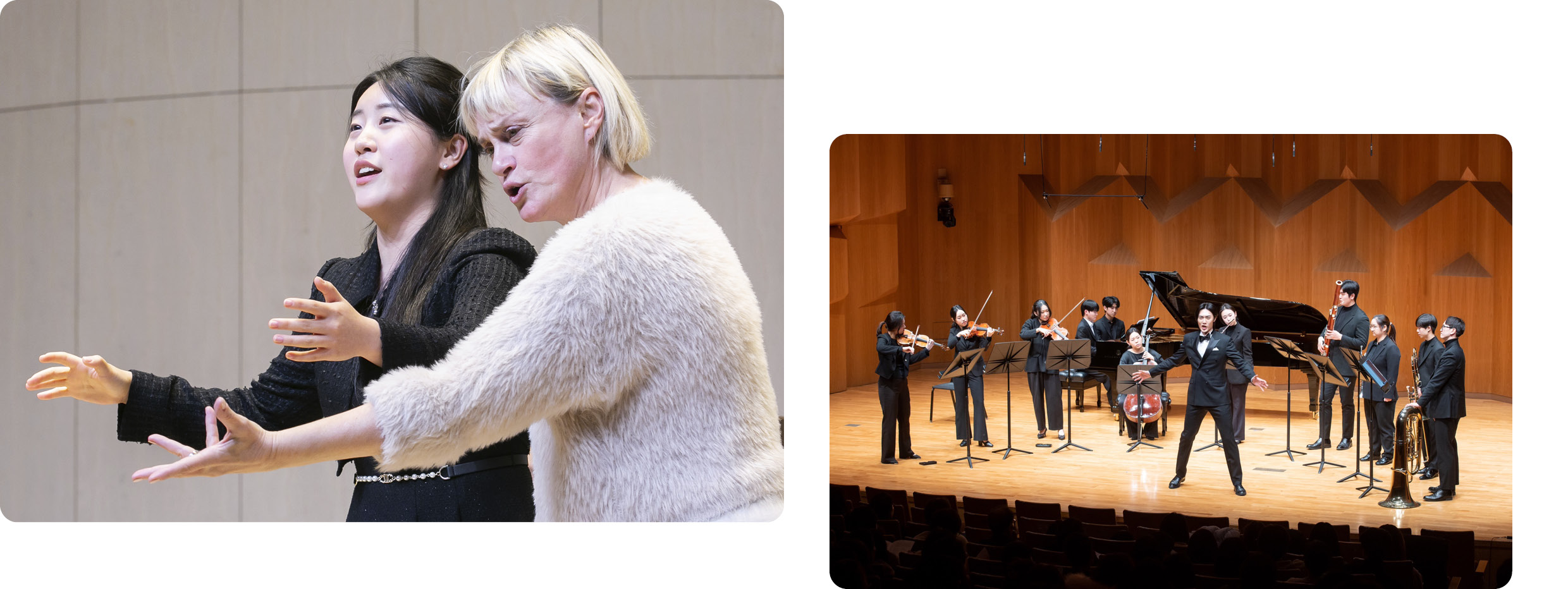 현대차 정몽구 재단의 예술가 지원 활동 현장의 모습