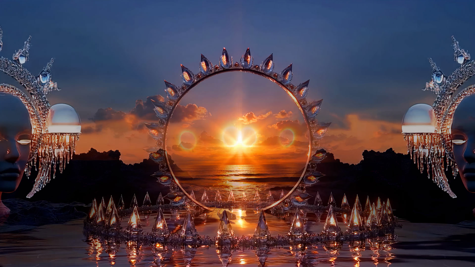 염인화, 〈War Dance〉, 2025, 영상 스틸. 작가 소장.