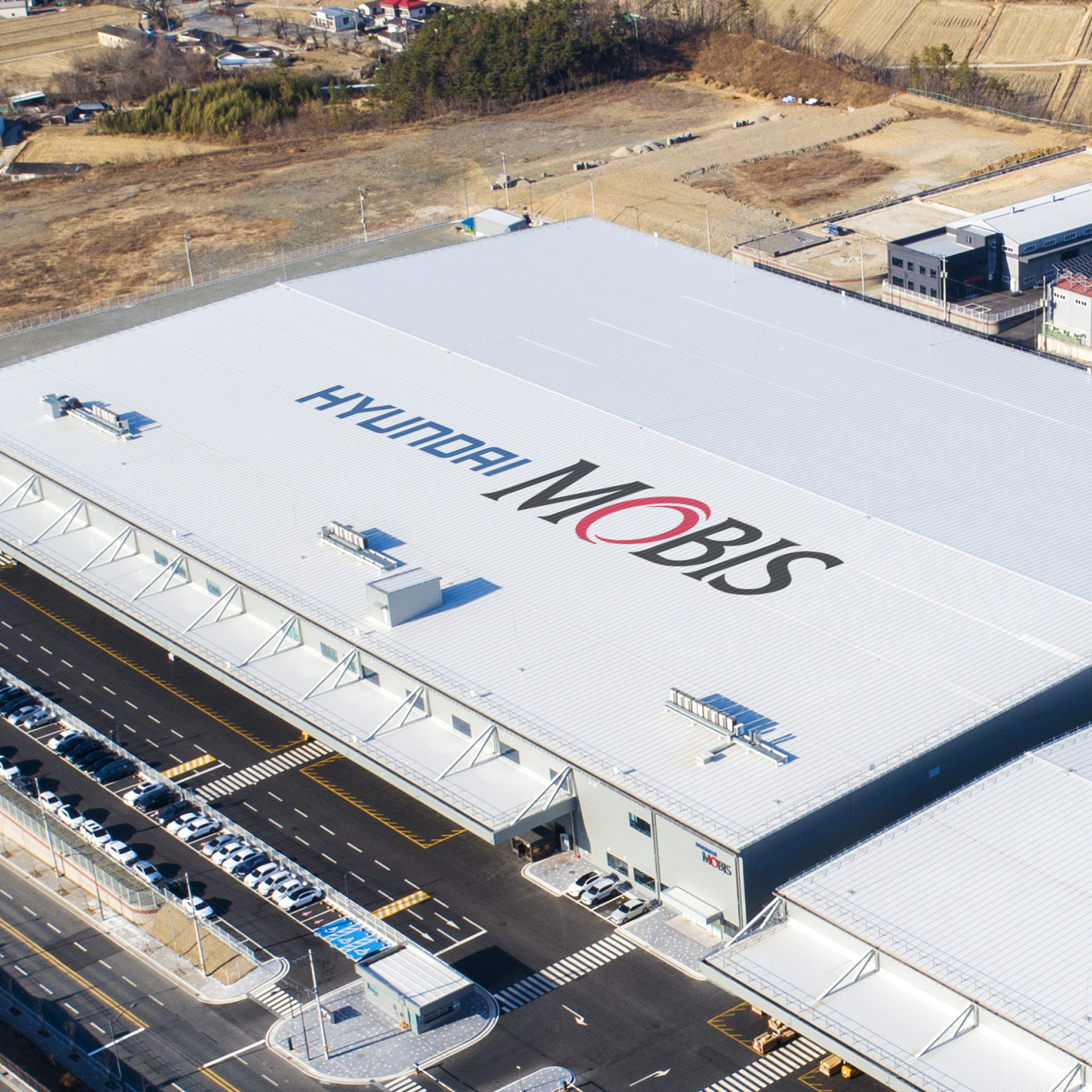 현대모비스 영남물류센터의 전경