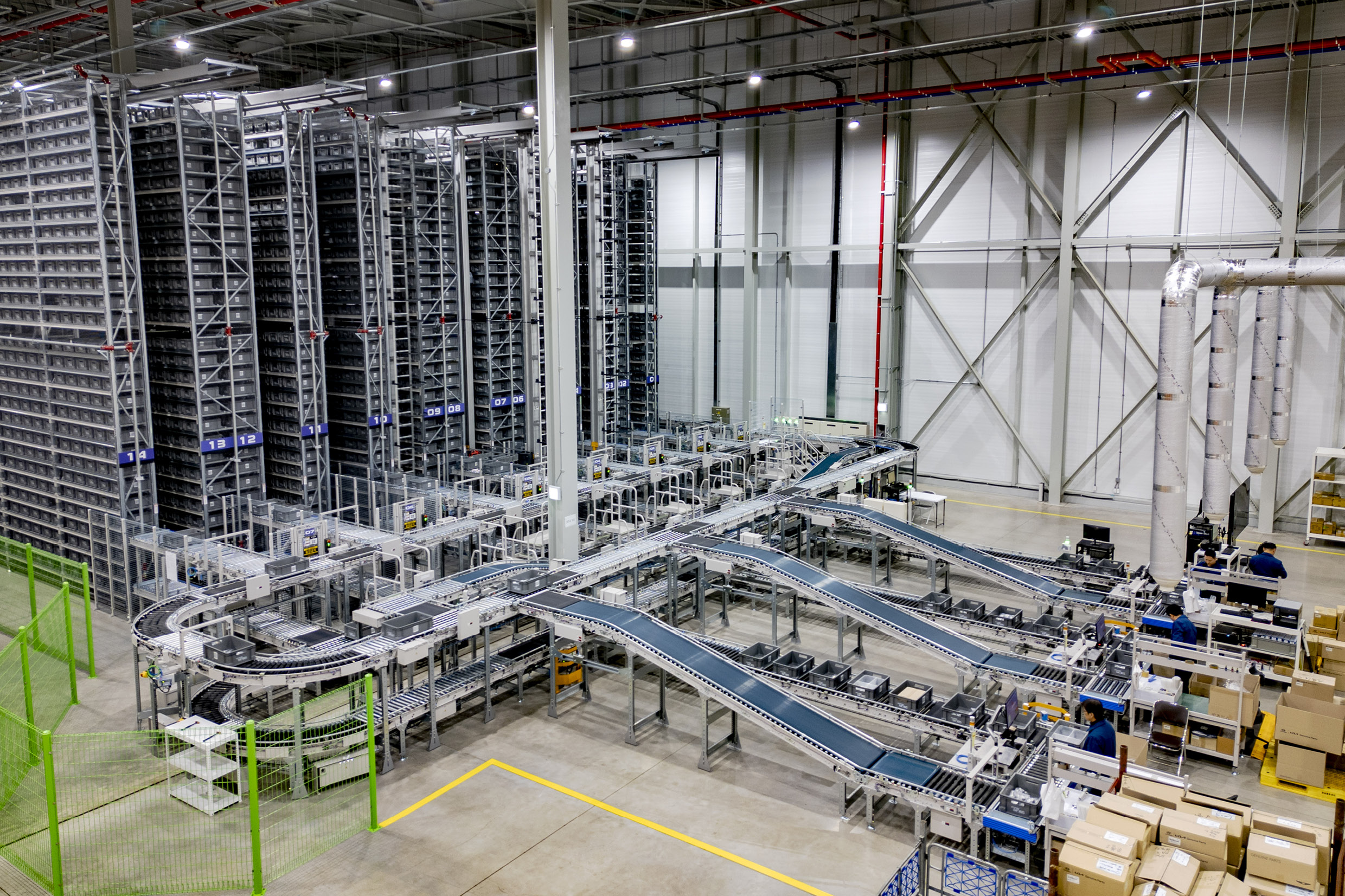 현대모비스 영남물류센터 내부 모습