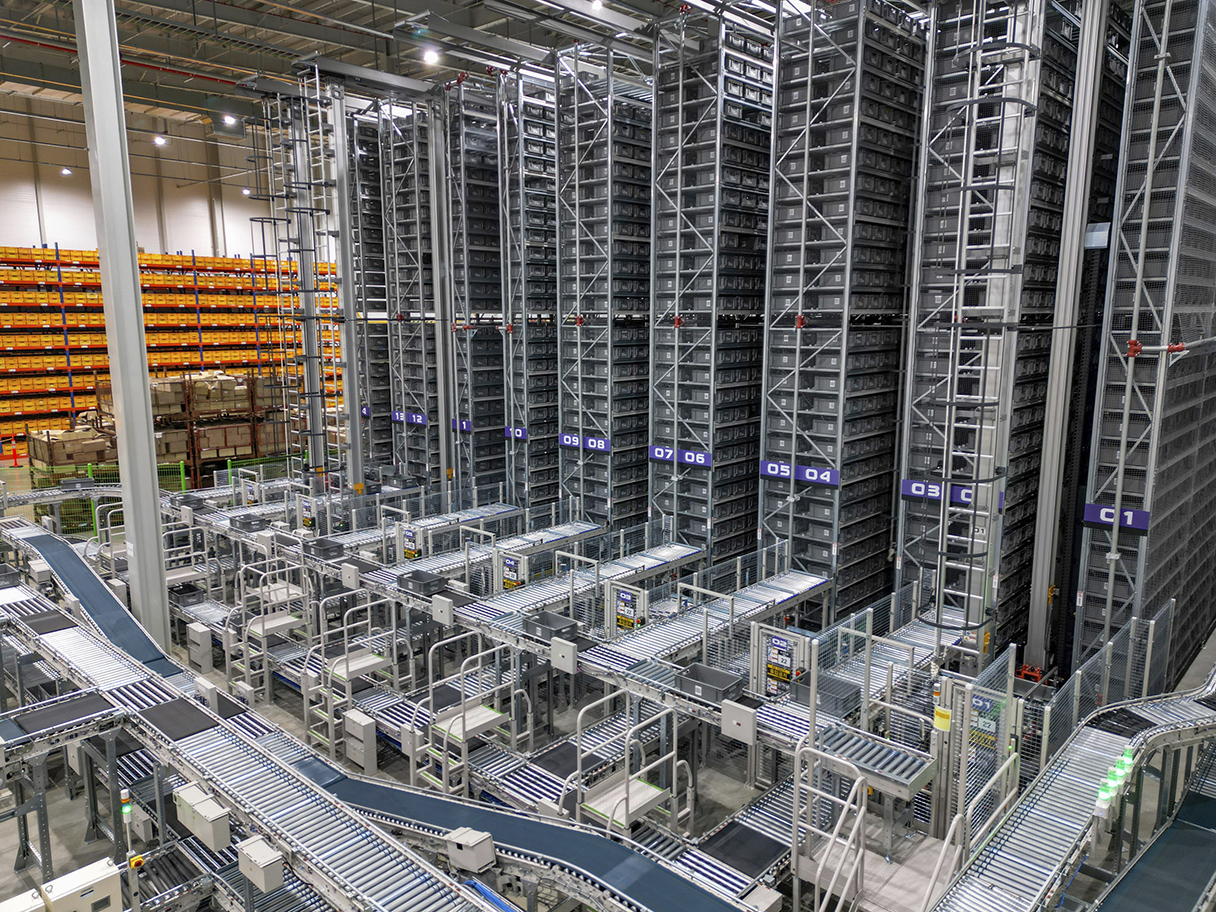 현대모비스 영남물류센터 내부 모습