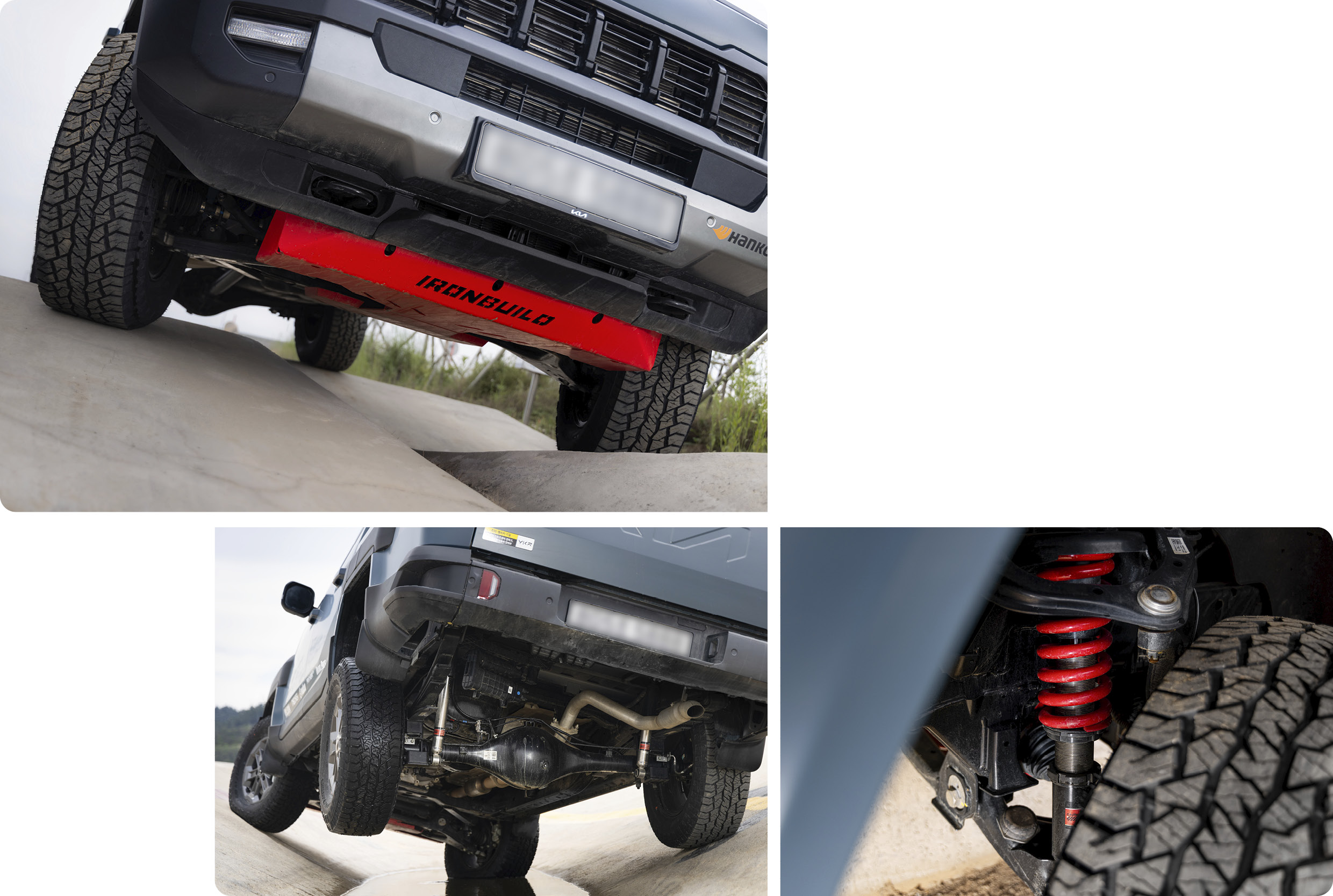 타스만에 튜닝 파츠를 장착한 모습