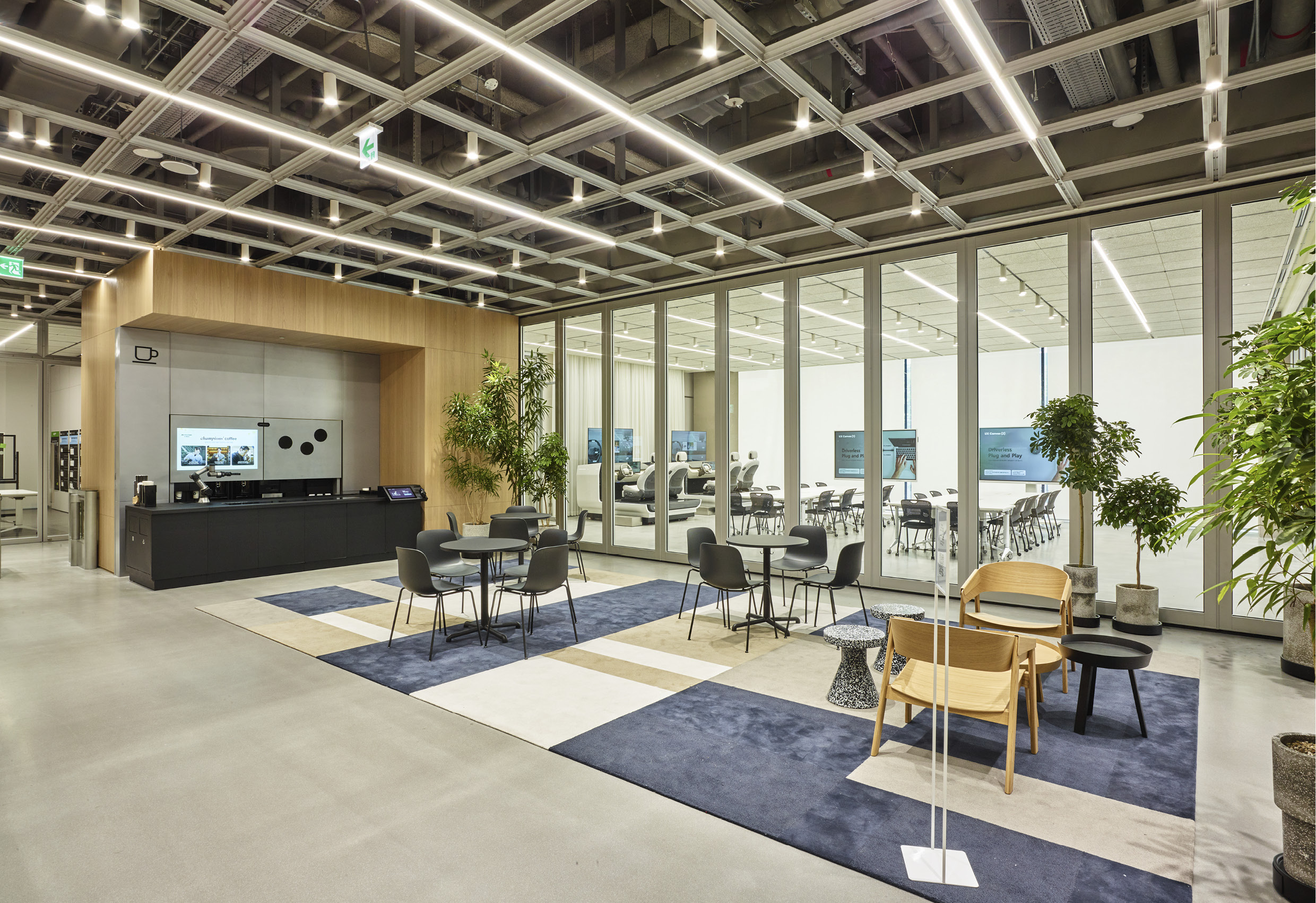 A view of the second floor of the UX Studio