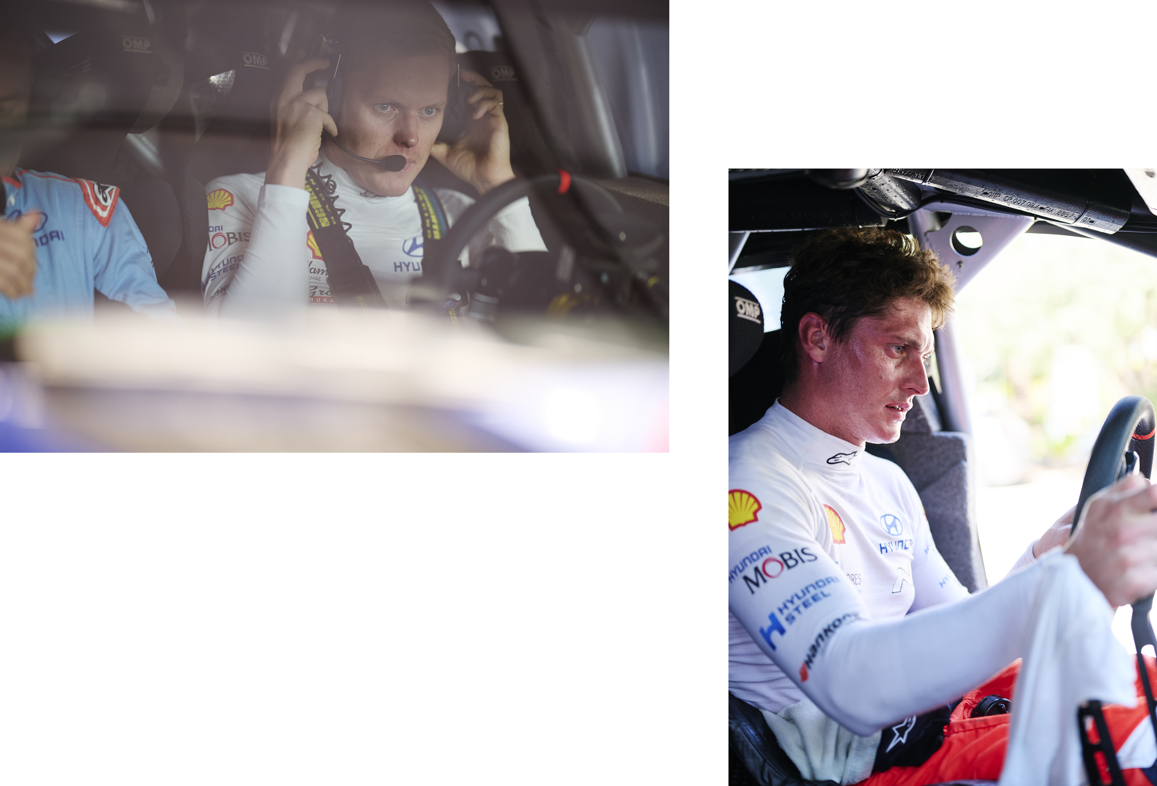 랠리카에 탑승 중인 포모와 타낙의 모습