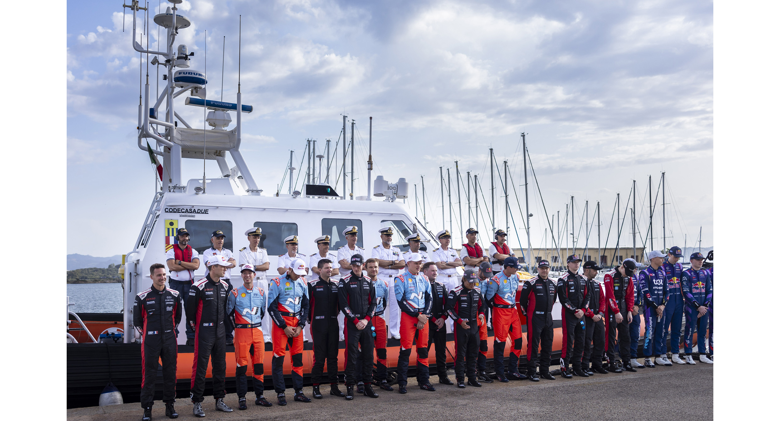 아크로폴리스 랠리에 출전하는 랠리1 선수들