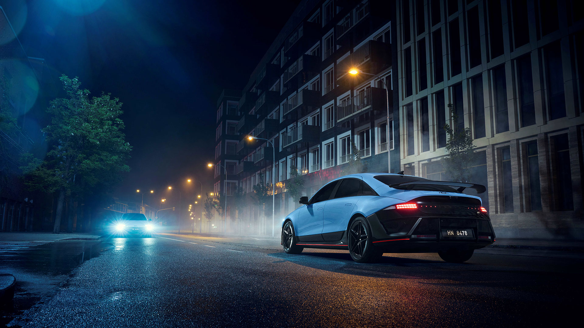 IONIQ 6 N_Night Rear Quarter