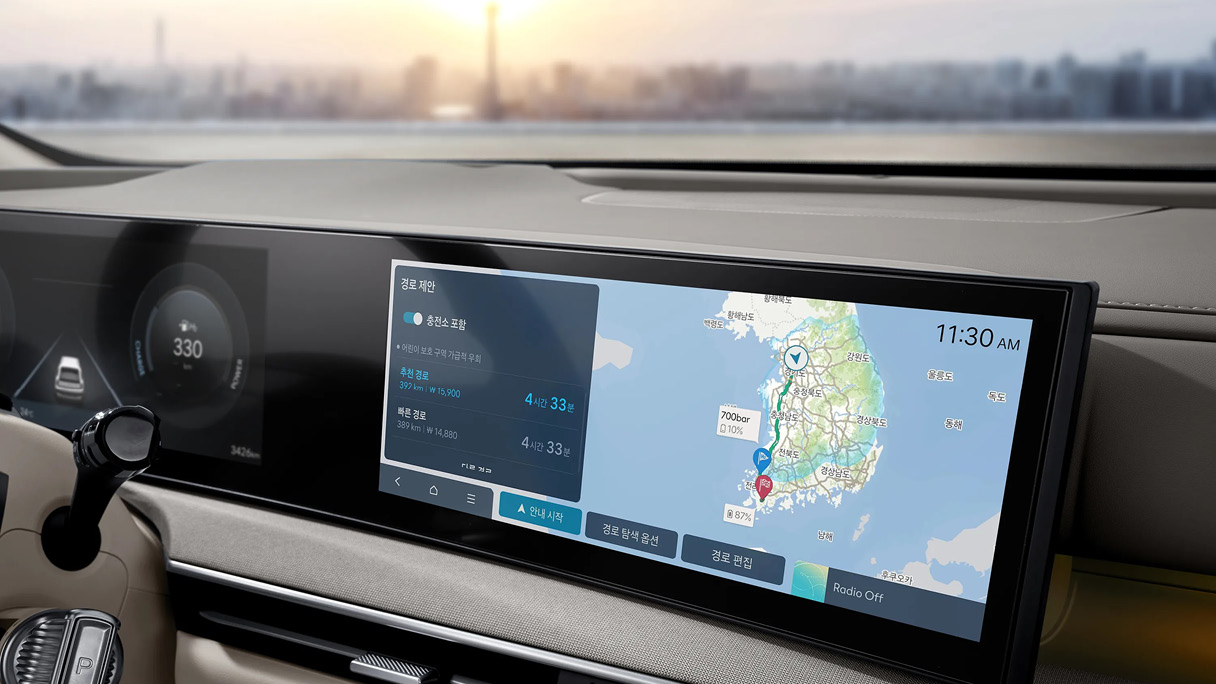 디 올 뉴 넥쏘에 적용된 루트 플래너