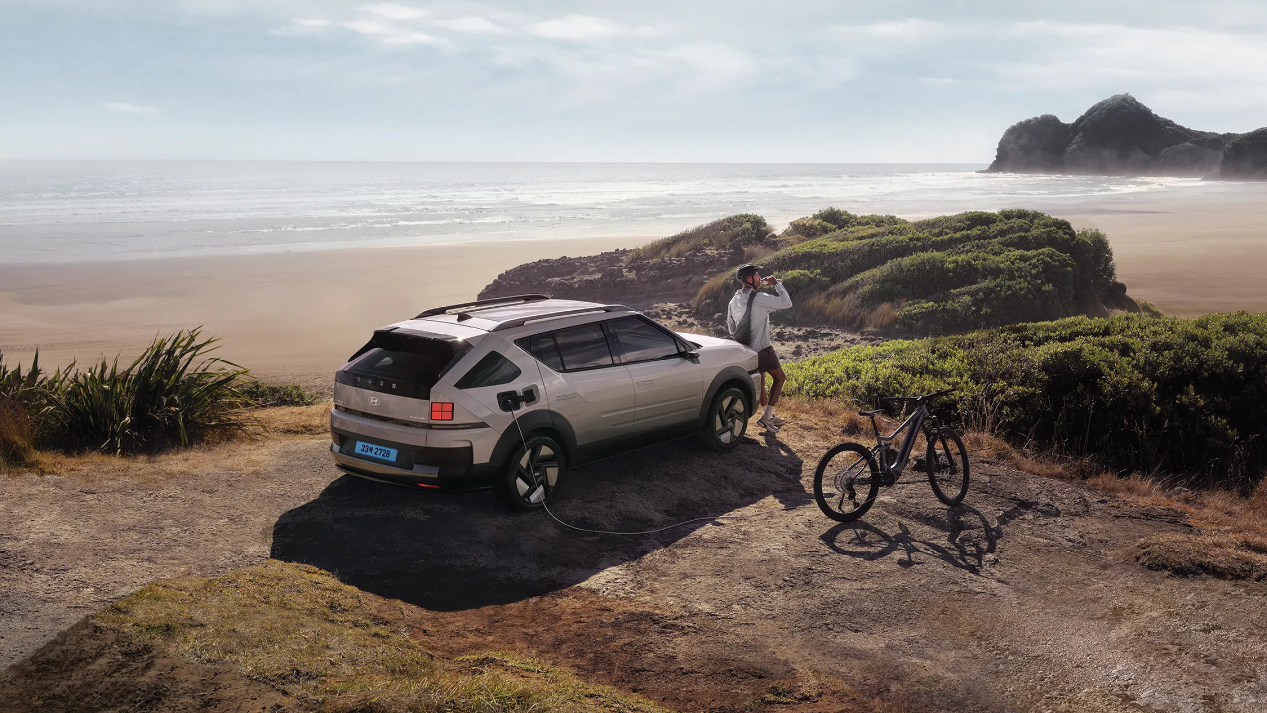 디 올 뉴 넥쏘의 V2L 사용 모습