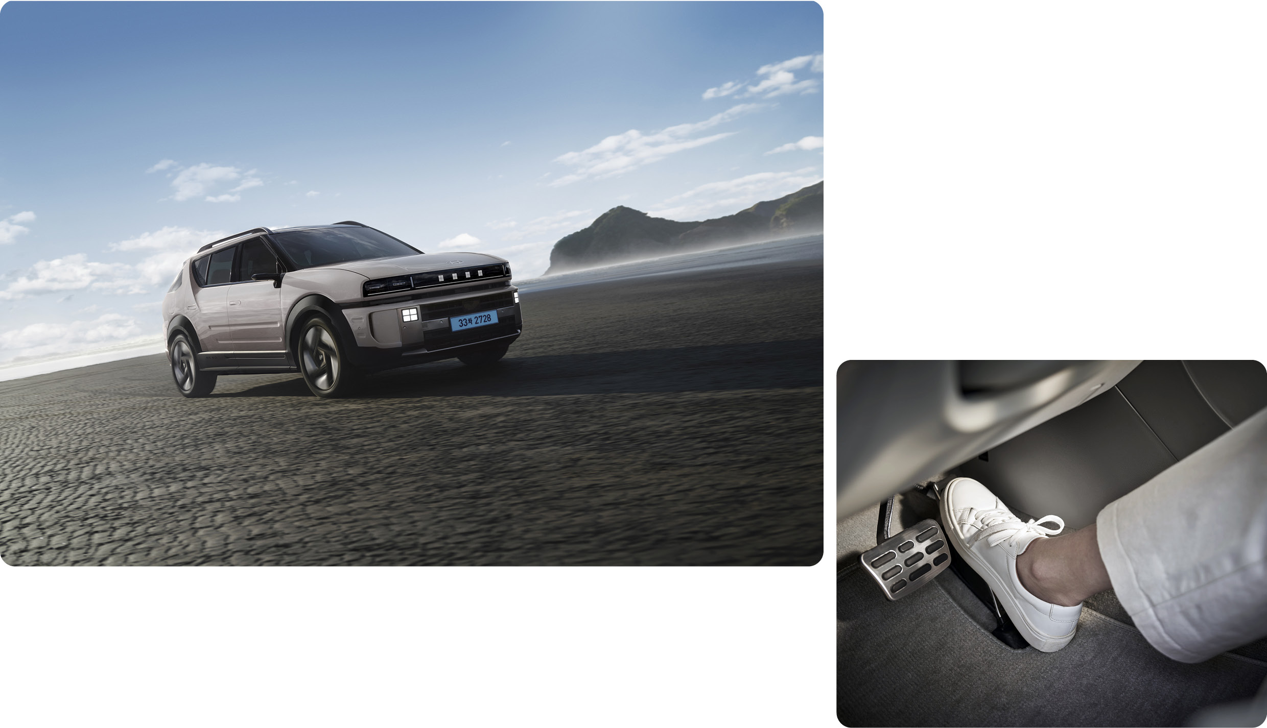 디 올 뉴 넥쏘가 주행 중인 모습