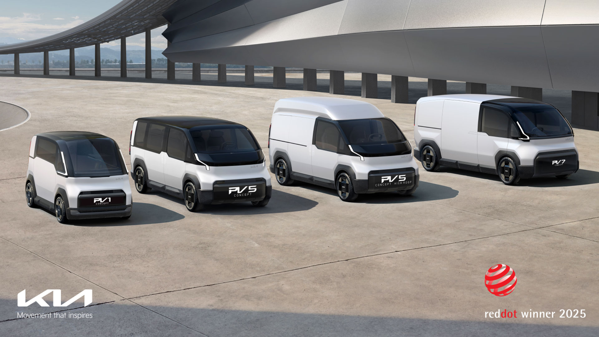 Kia Concept PV1, PV5, PV7