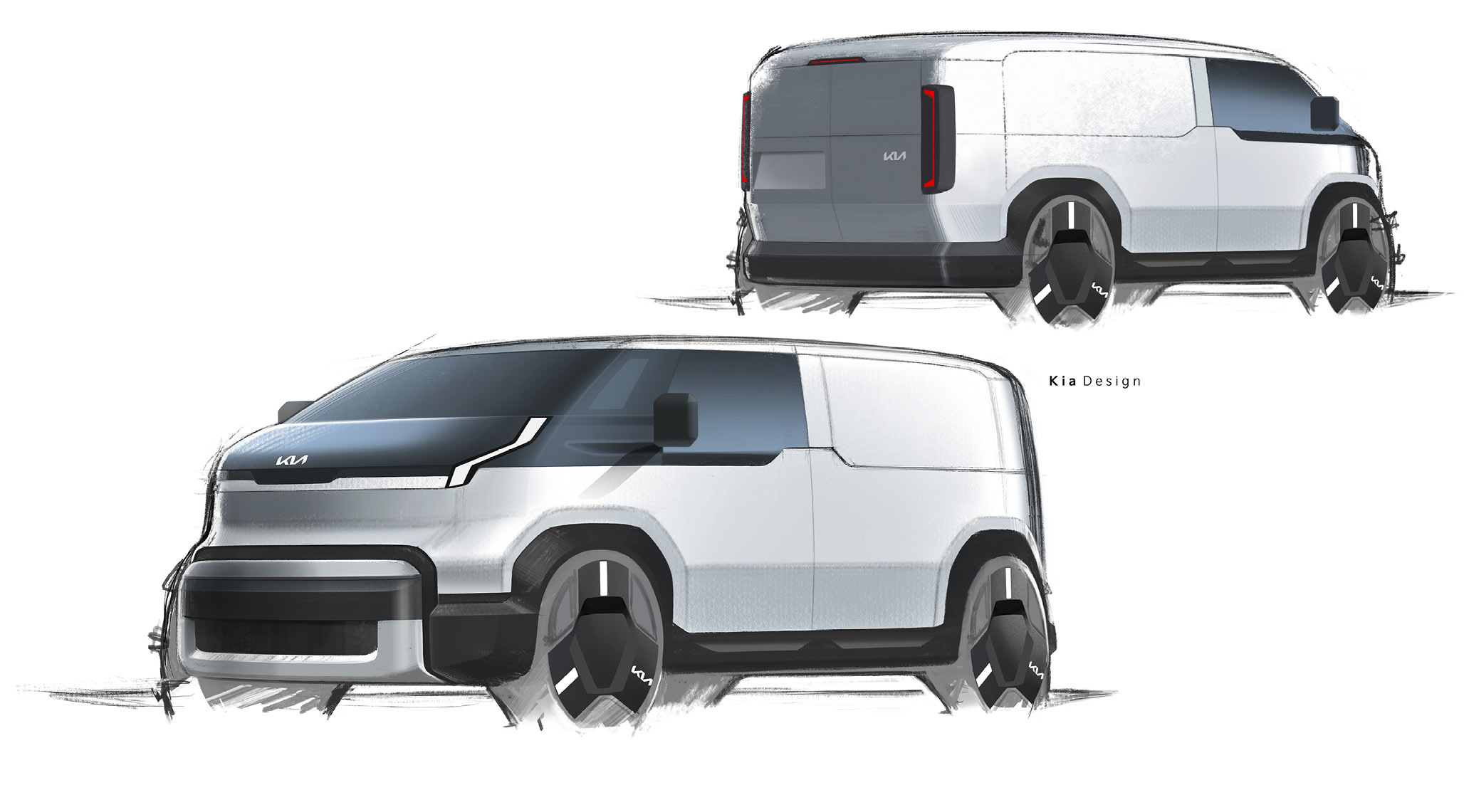 기아 PV5 디자인 스케치