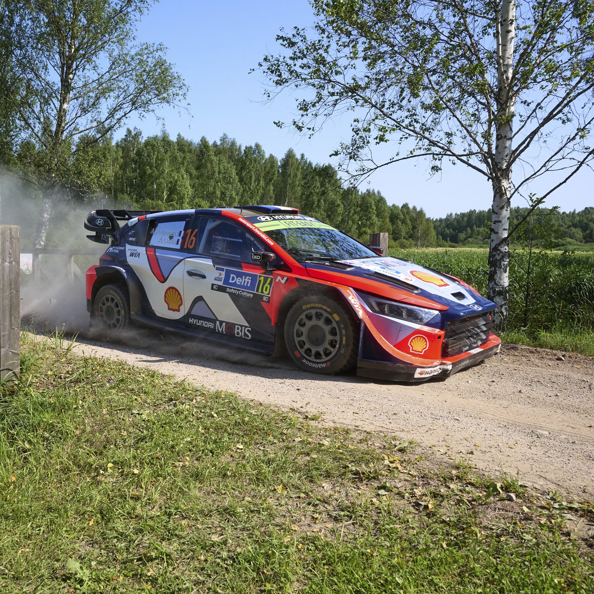 i20 wrc 랠리카 주행 모습