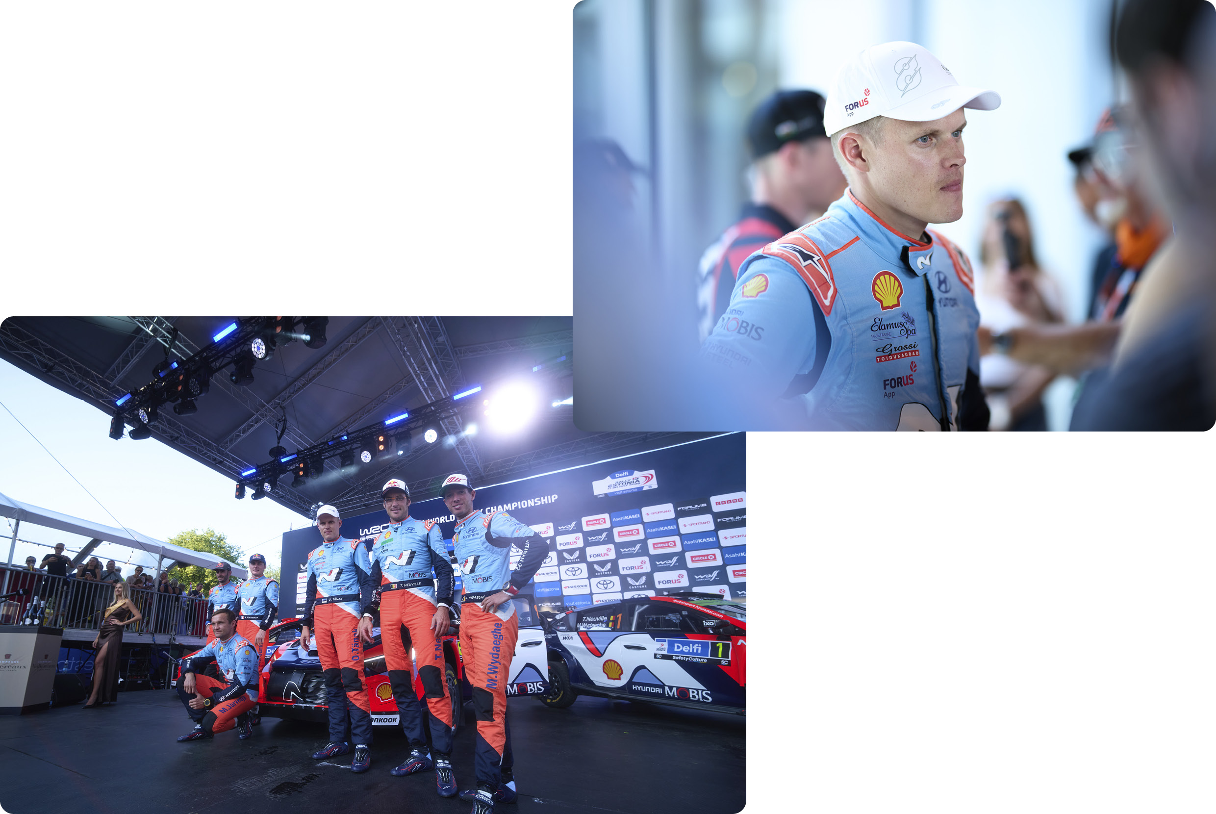 현대 월드랠리팀 선수들