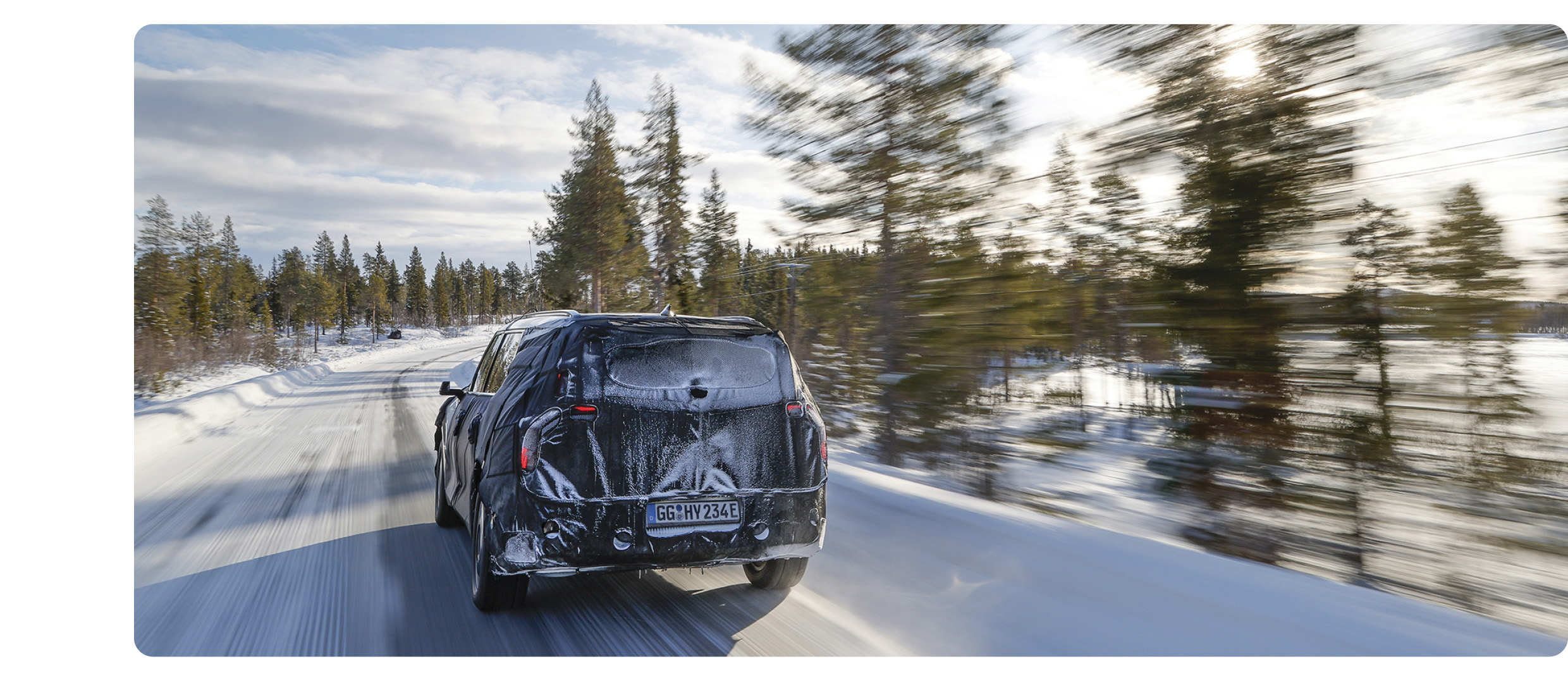 EV9's Testing on the Road in Winter