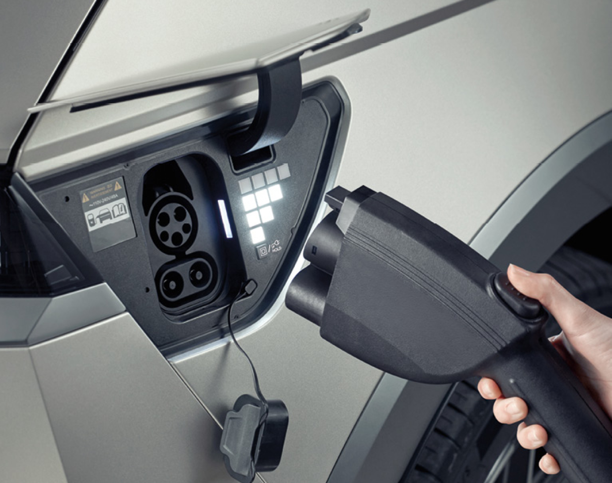 ioniq 5's charging port