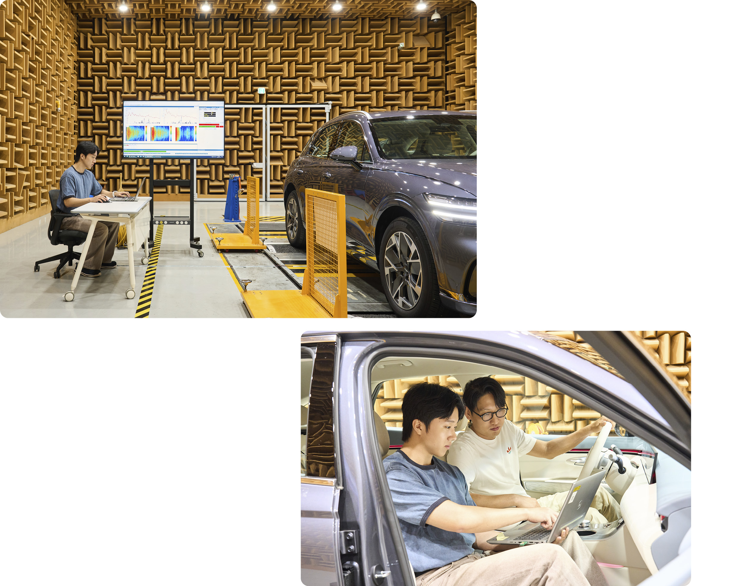 GV70 Electric Model NVH Test Appearance