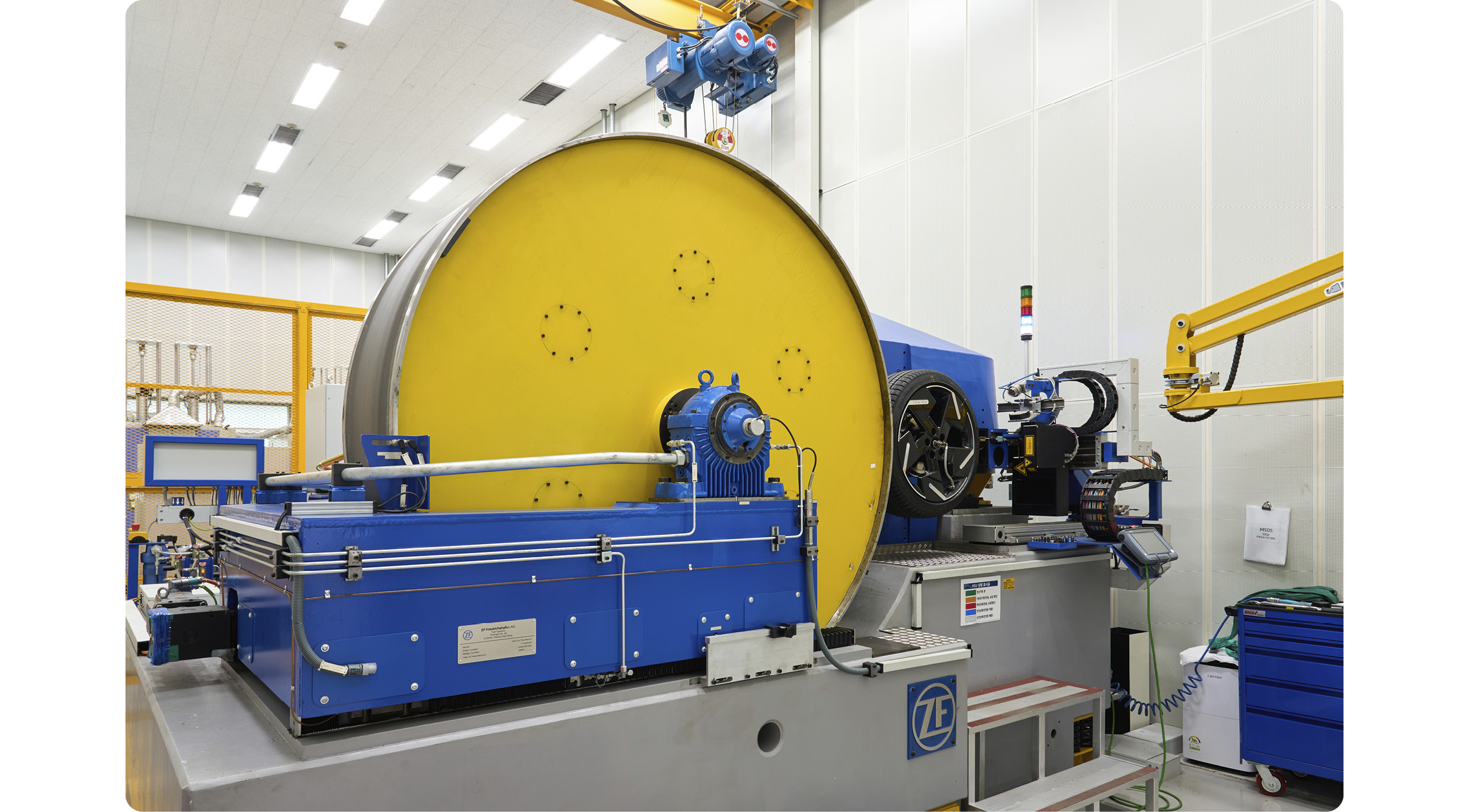 Namyang Laboratory's High Speed Tire Uniformity Tester