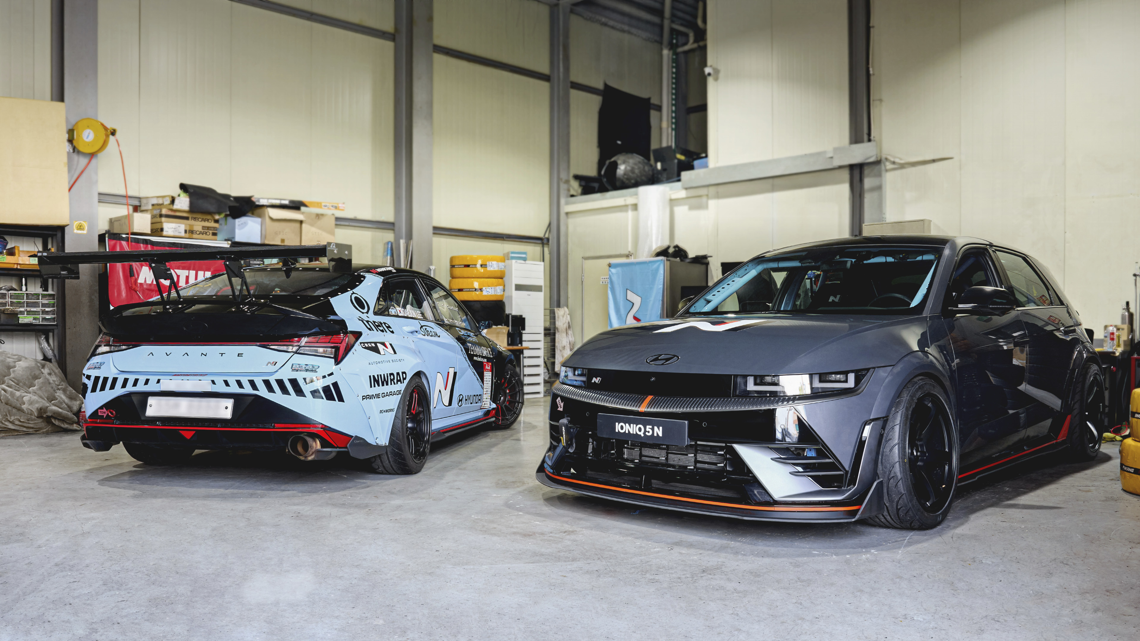 현대차 아반떼 N과 아이오닉 5 N