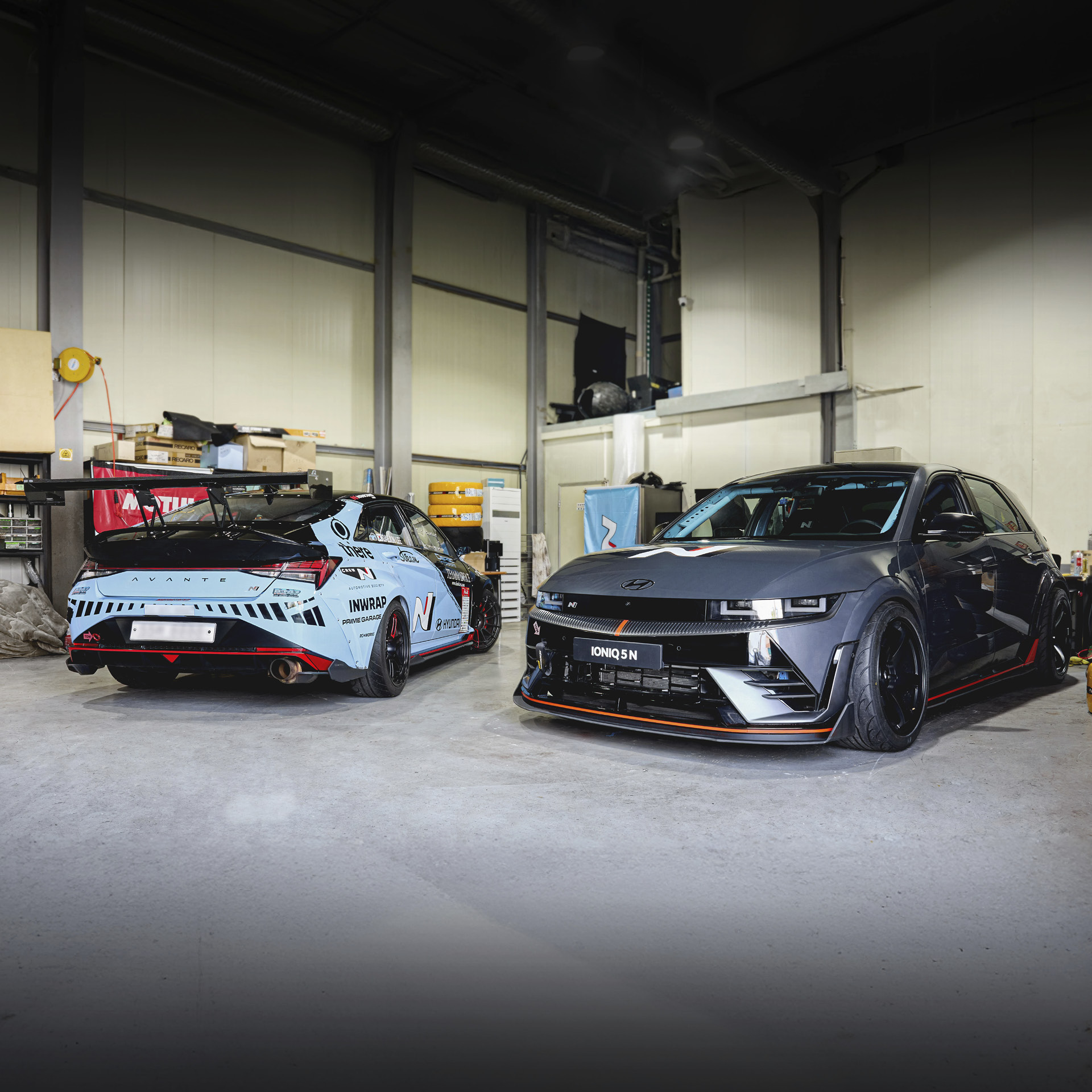 현대차 아반떼 N과 아이오닉 5 N